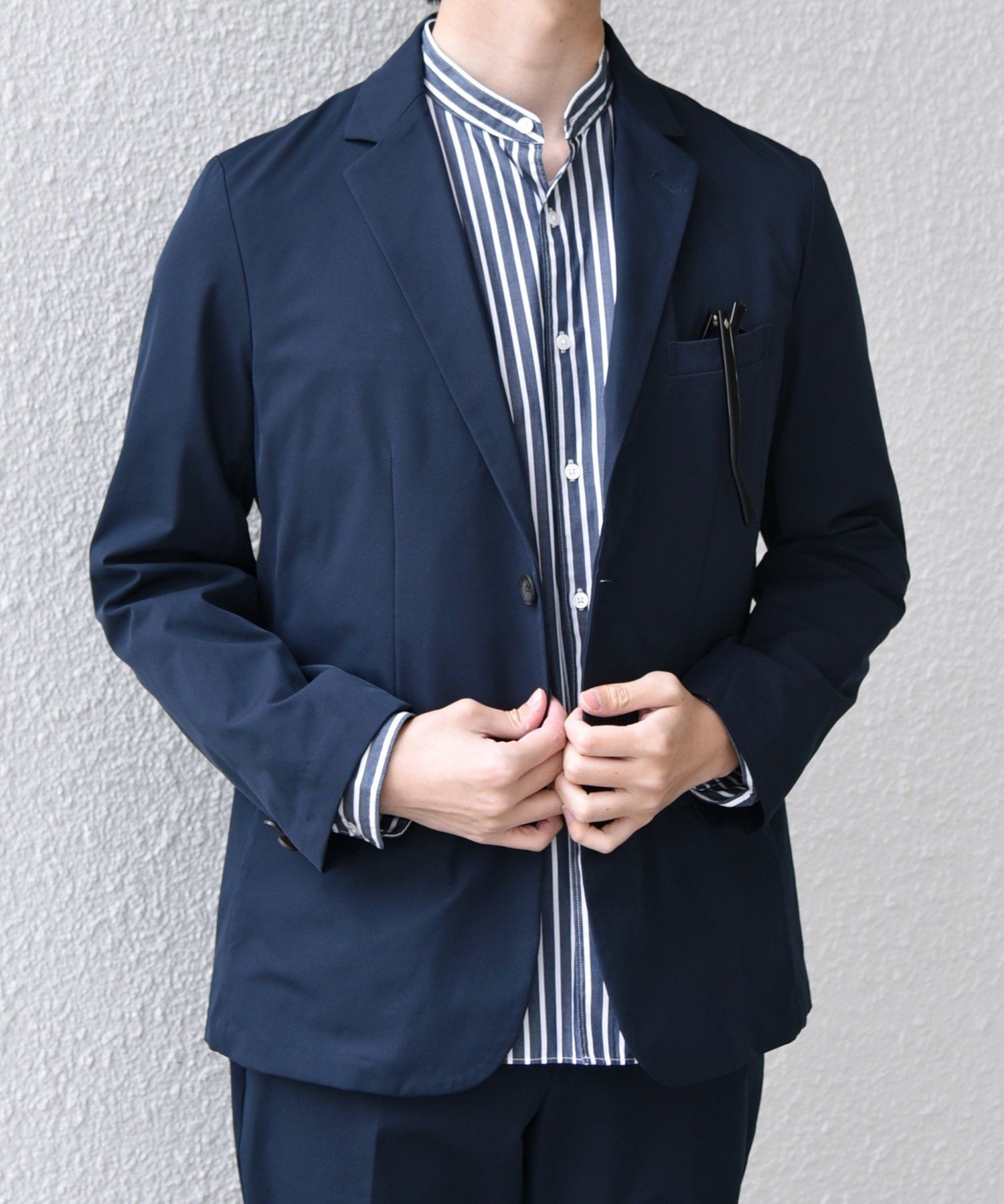 値下げ！【 美品 】 SHIPS セットアップ スーツ SHIPS any: 〈ストレッチ・撥水等〉多機能 オールシーズン