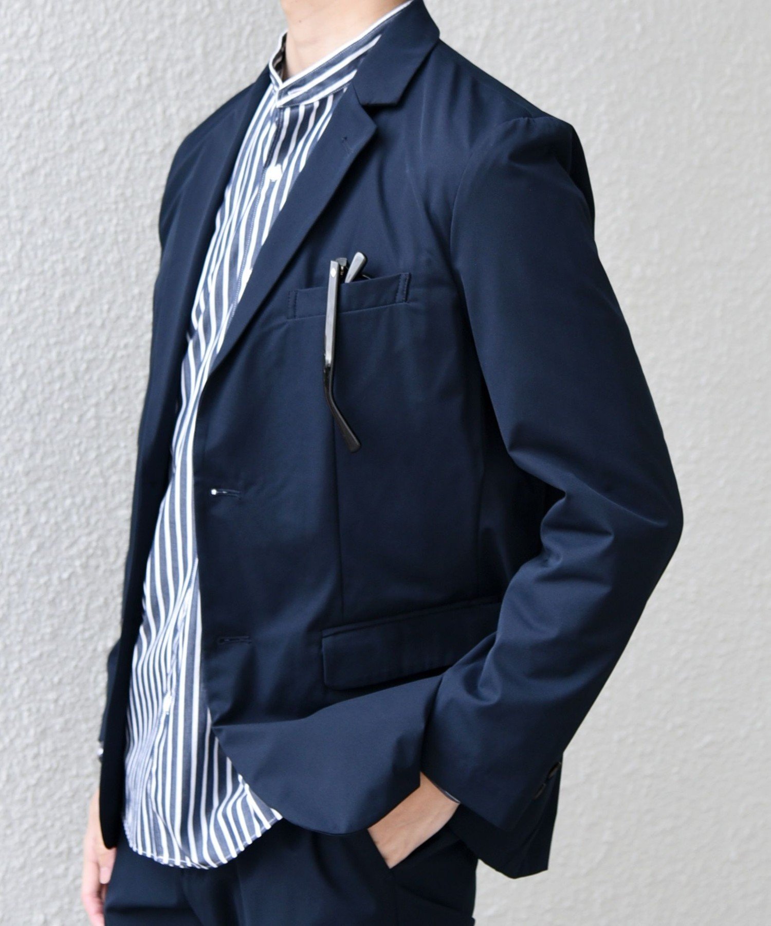 美品 ✨️ SHIPS オールシーズンセットアップ XL ネイビー SHIPS｜SHIPS any: <ストレッチ・撥水等>多機能 オールシーズン