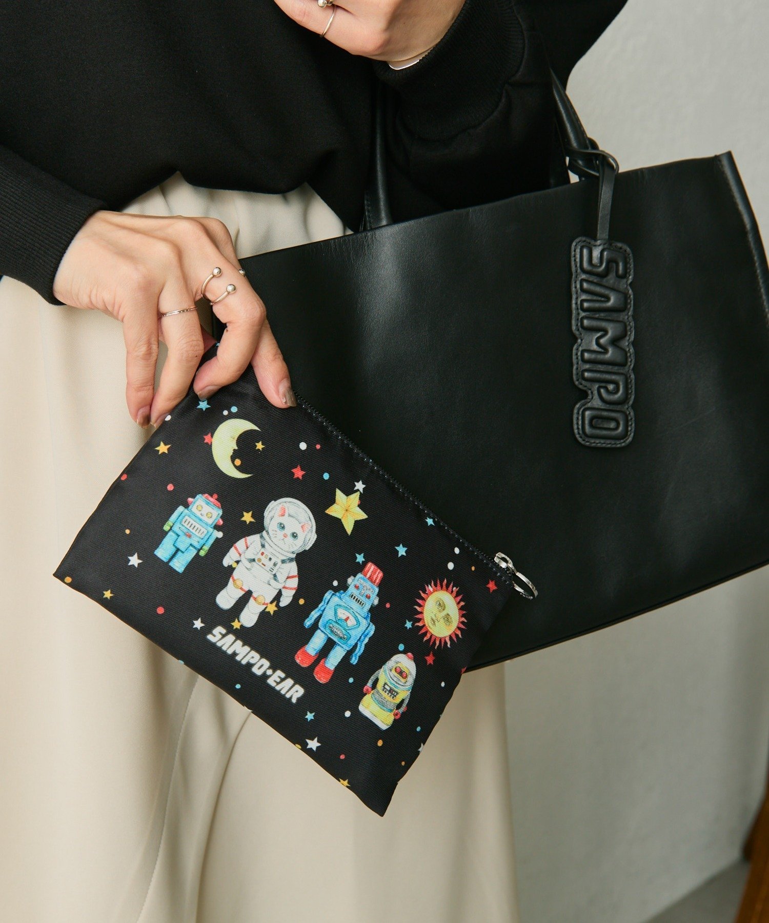 ear PAPILLONNER｜《本革》sampo×earコラボ スペーストイレザー