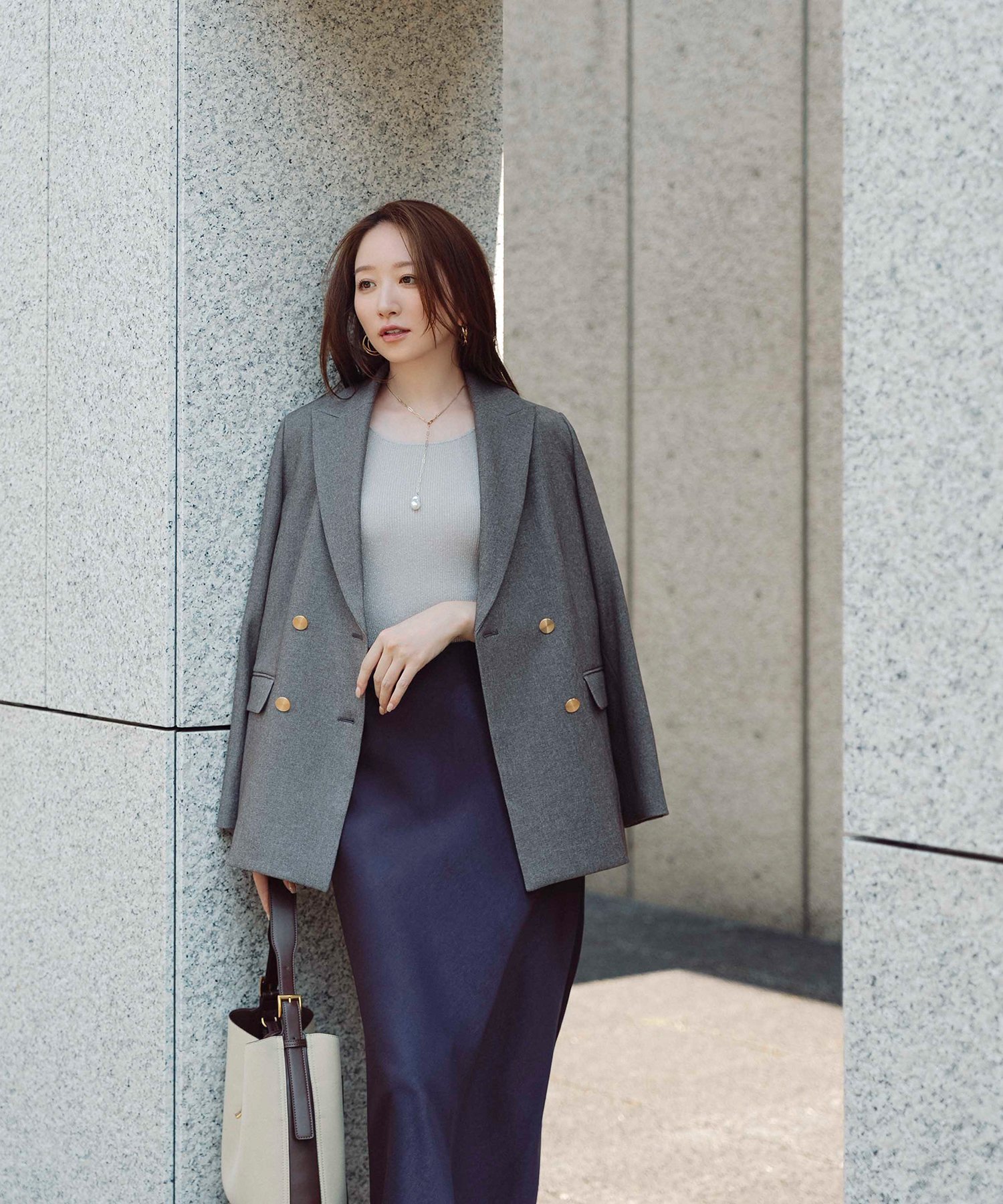 NATURAL BEAUTY BASIC｜ダブルブレストボクシージャケット | Rakuten