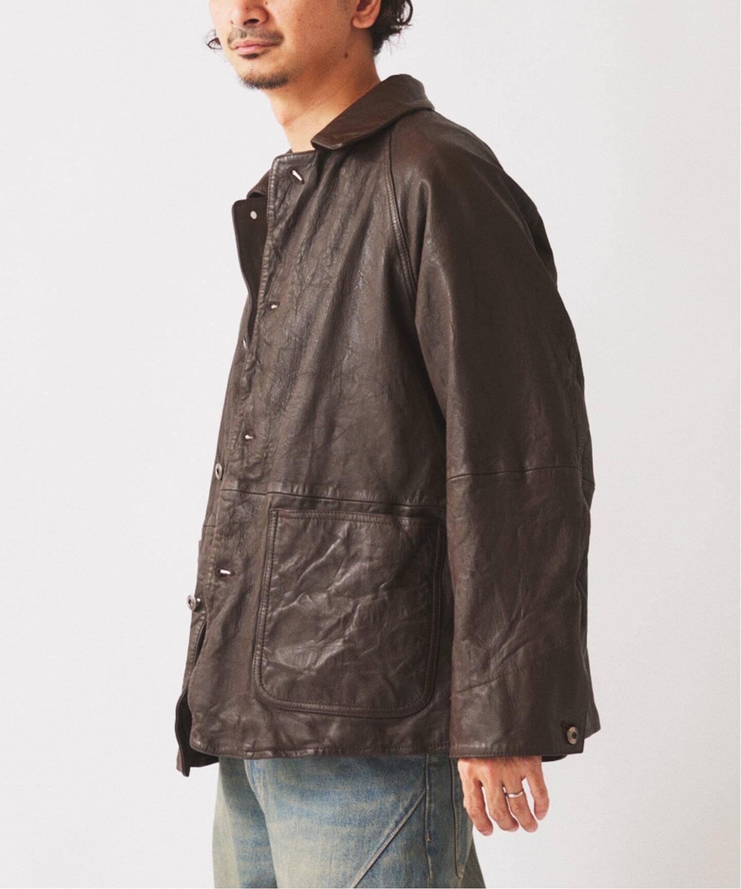 JOURNAL STANDARD relume｜ゴートレザー カバーオール | Rakuten