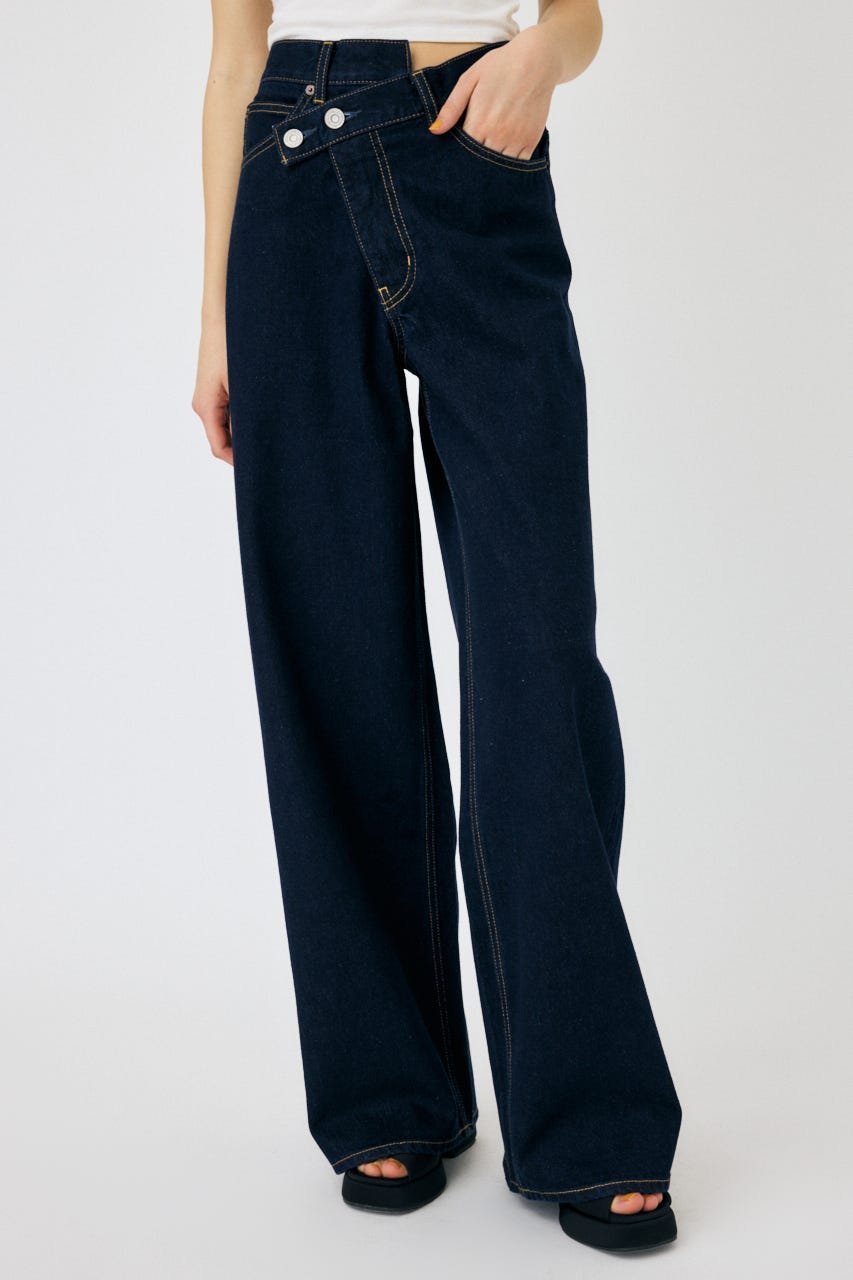 moussy｜CROSS WAIST WIDE ストレート | Rakuten Fashion(楽天