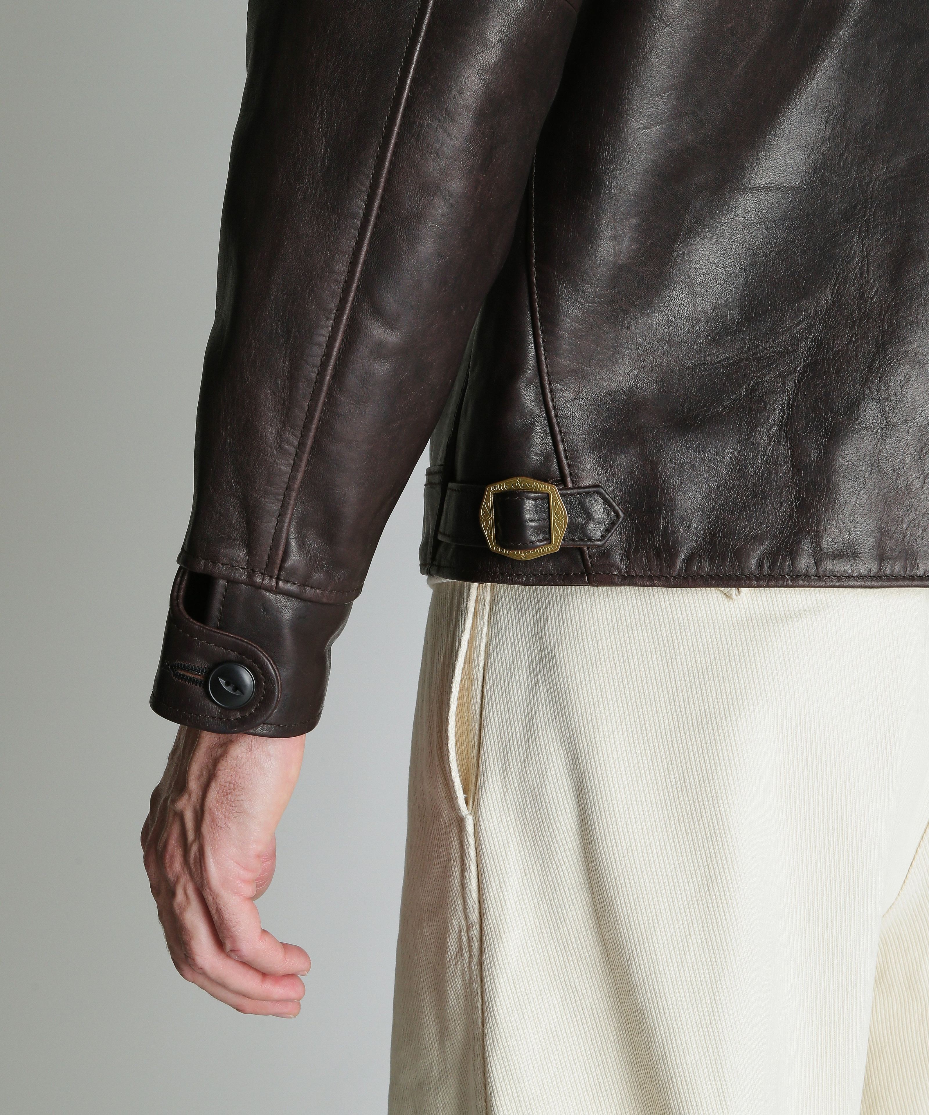 Schott｜SPECIAL LEATHER TRACKER JACKET/スペシャル レザー