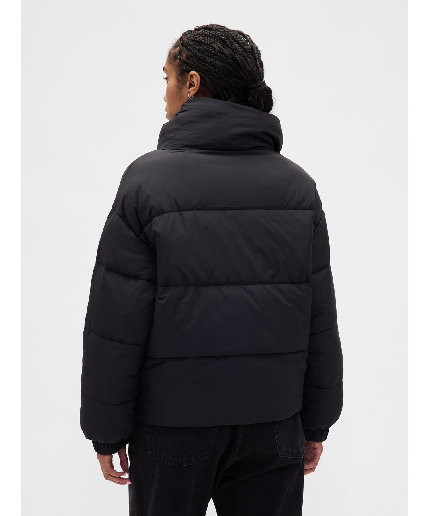 GAP｜(W)フェイクファートリミング パファージャケット | Rakuten