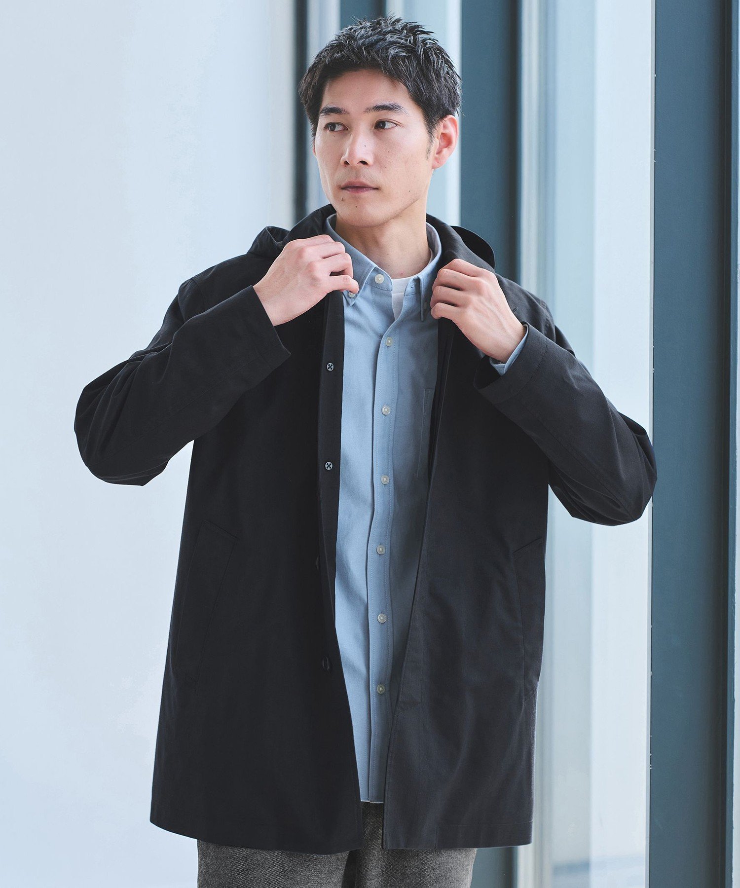 UNITED ARROWS green label relaxing｜ルミレットウール TAION フード