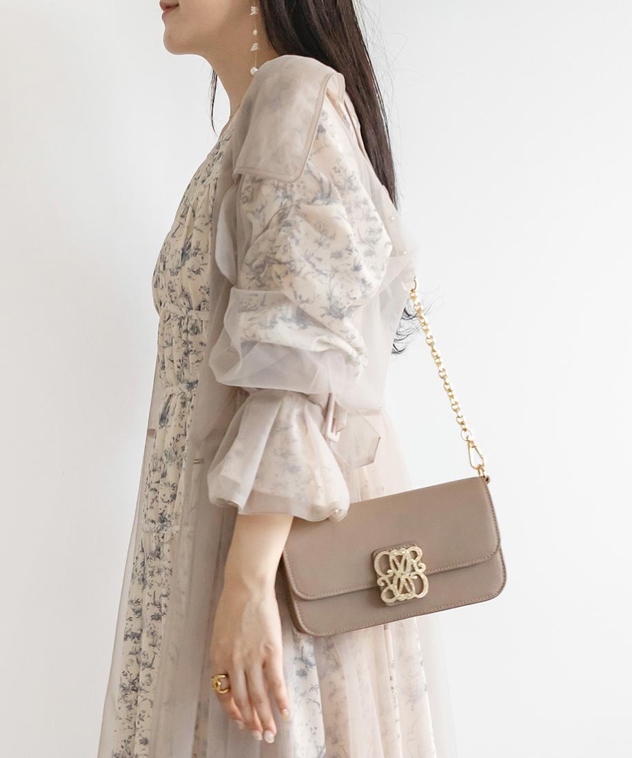 RANDA｜モノグラムビジューマルチWAYレクタングルバッグ | Rakuten