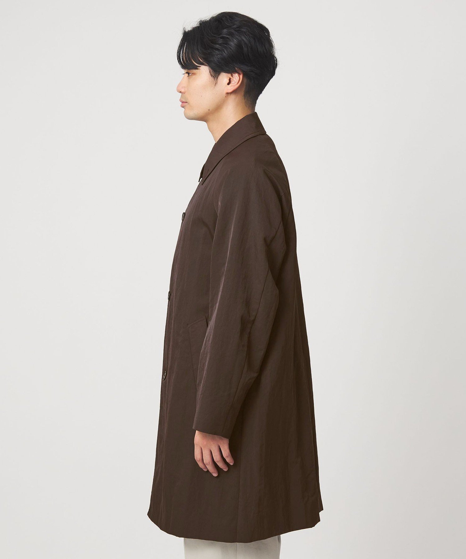 UNITED ARROWS green label relaxing｜ナイロン ツイル ステンカラー