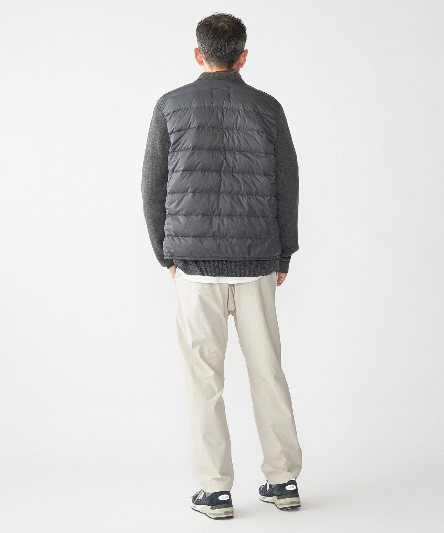 SHIPS 別注 TAION ダウンニット ジャケット WEB限定/SHIPS別注】TAION:〈手洗い可能〉ハイネック ダブルジップ