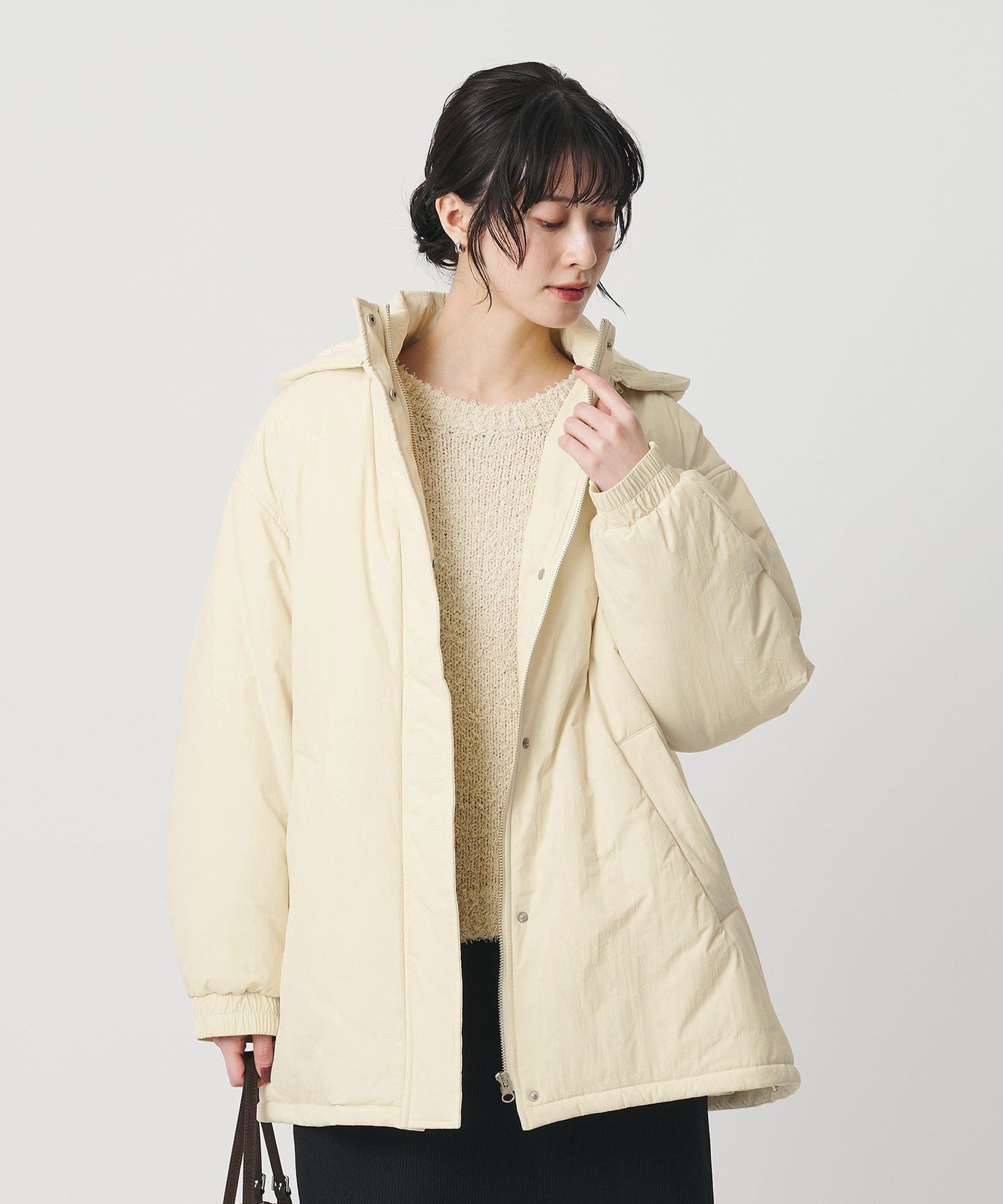 BEAUTY&YOUTH UNITED ARROWS｜ナイロン パフ フードブルゾン | Rakuten
