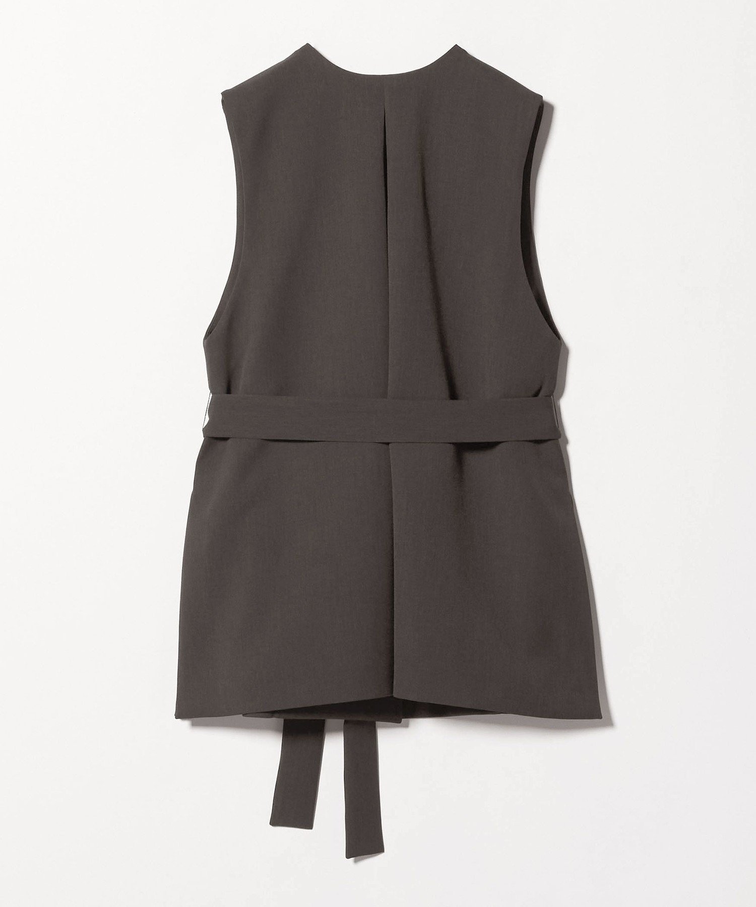 人気 2024 マルゥユナイテッドアローズ ウエストベルトジレ ブラウン MARW UNITED ARROWS＞ウエスト ベルト ジレ