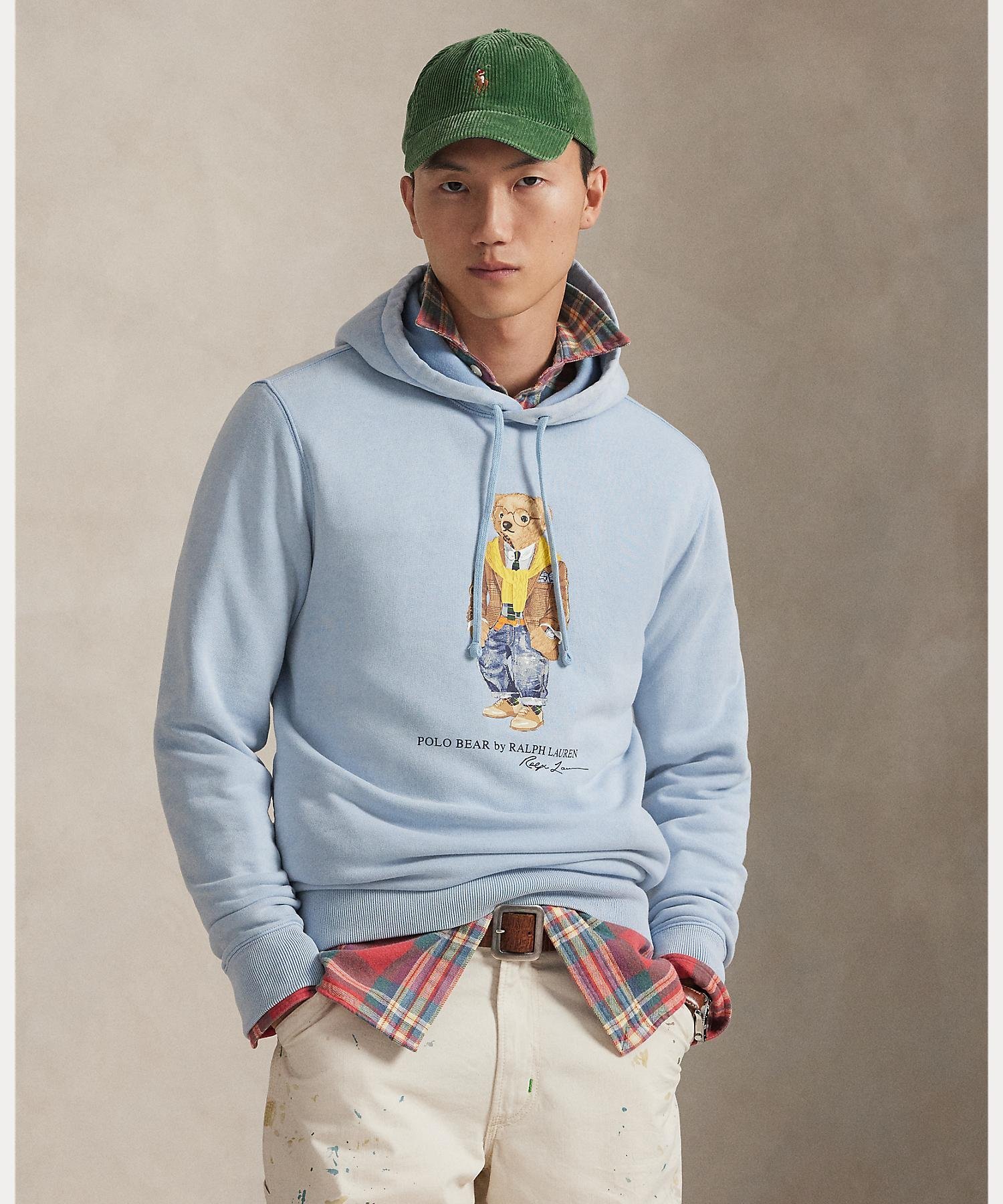 RALPH LAUREN｜Polo ベア ガーメントダイド フリース フーディ