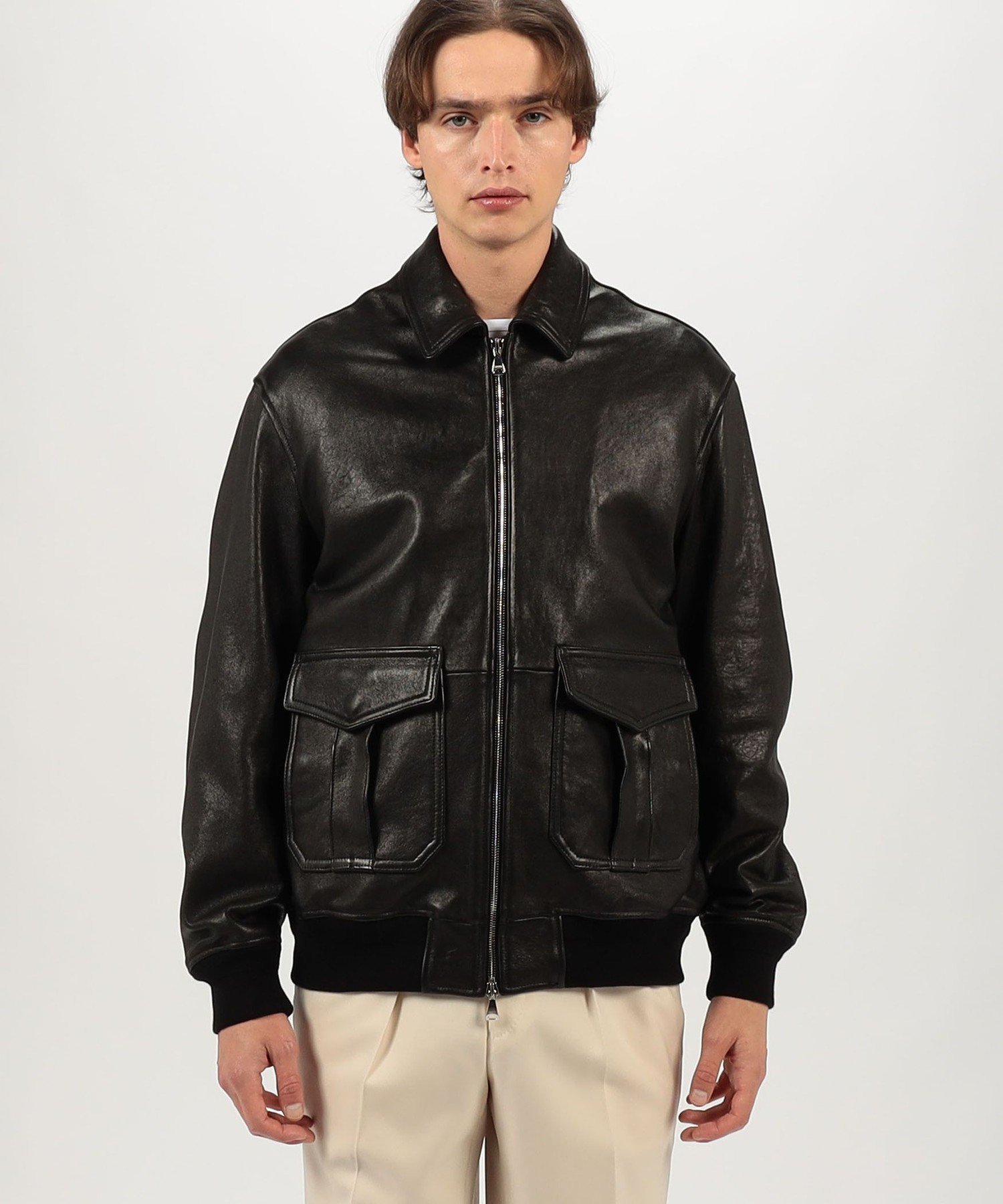 TOMORROWLAND｜【別注】EMMETI AKRON ラムレザー ブルゾン | Rakuten