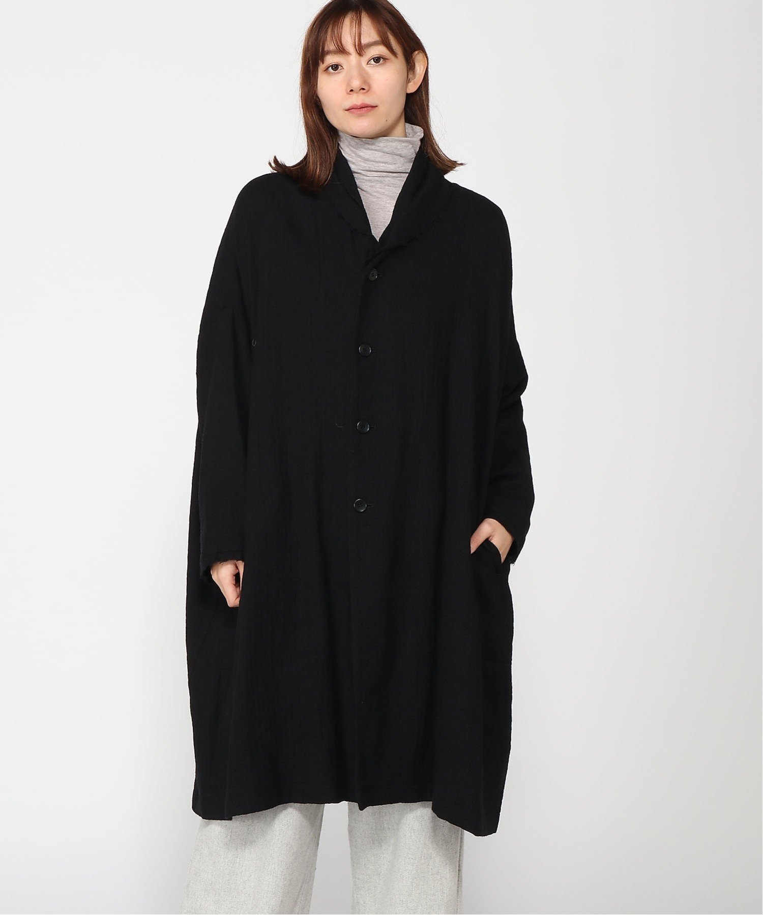 pas de calais｜pas de calais ソフトウール ロング コート | Rakuten