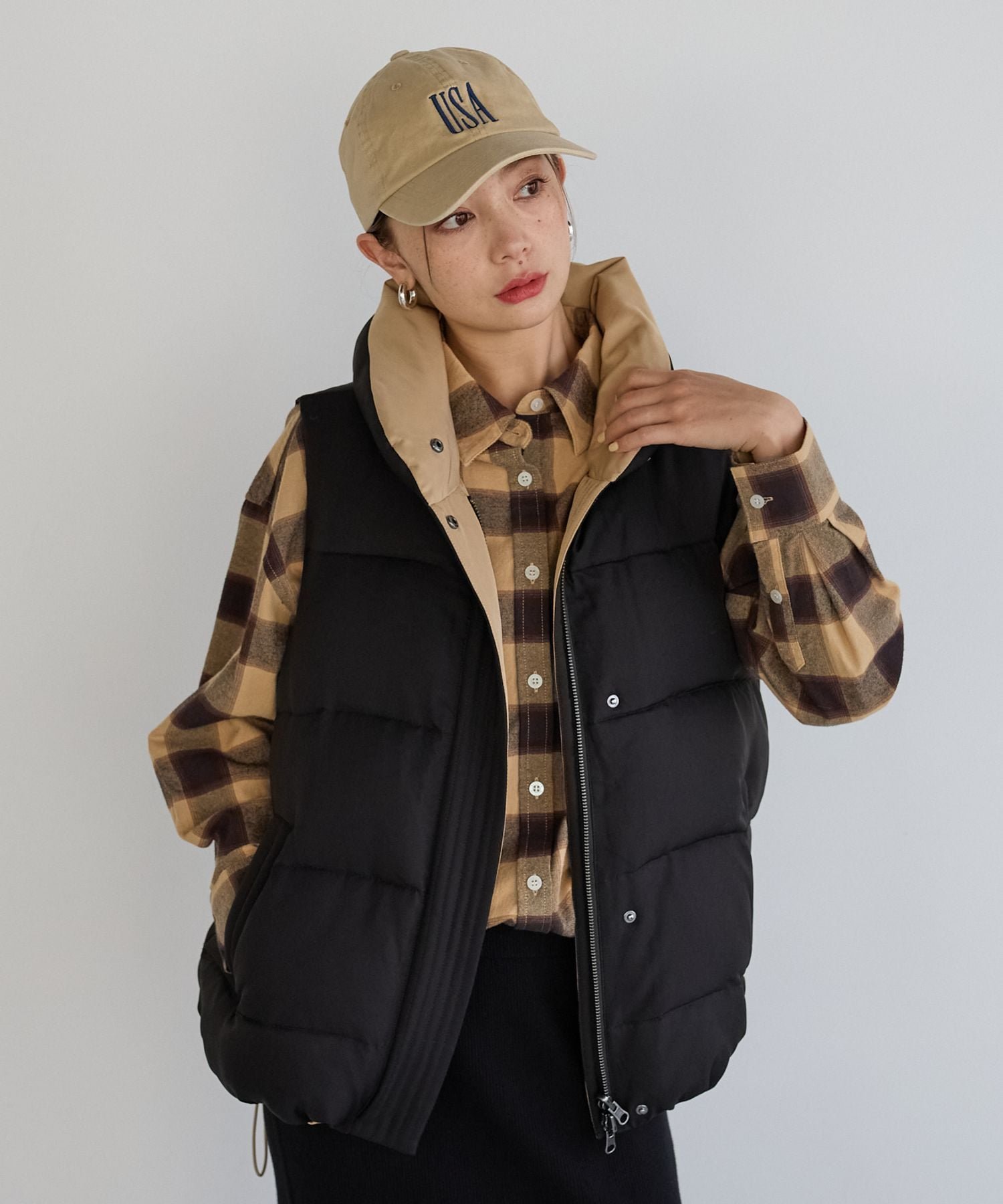 BAYFLOW｜リバーシブルパファーベスト | Rakuten Fashion(楽天