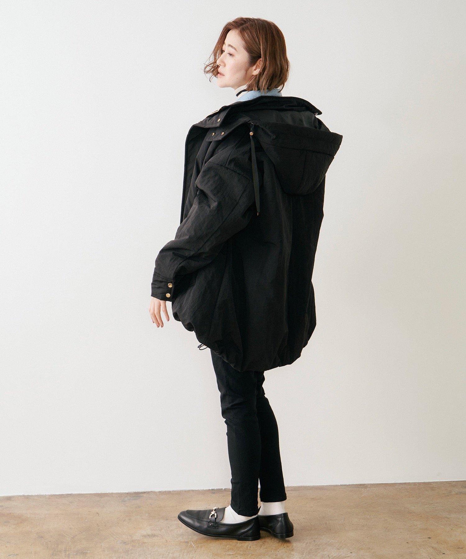 STYLEDOOR｜3wayパファーフレアオーバーコート | Rakuten Fashion(楽天