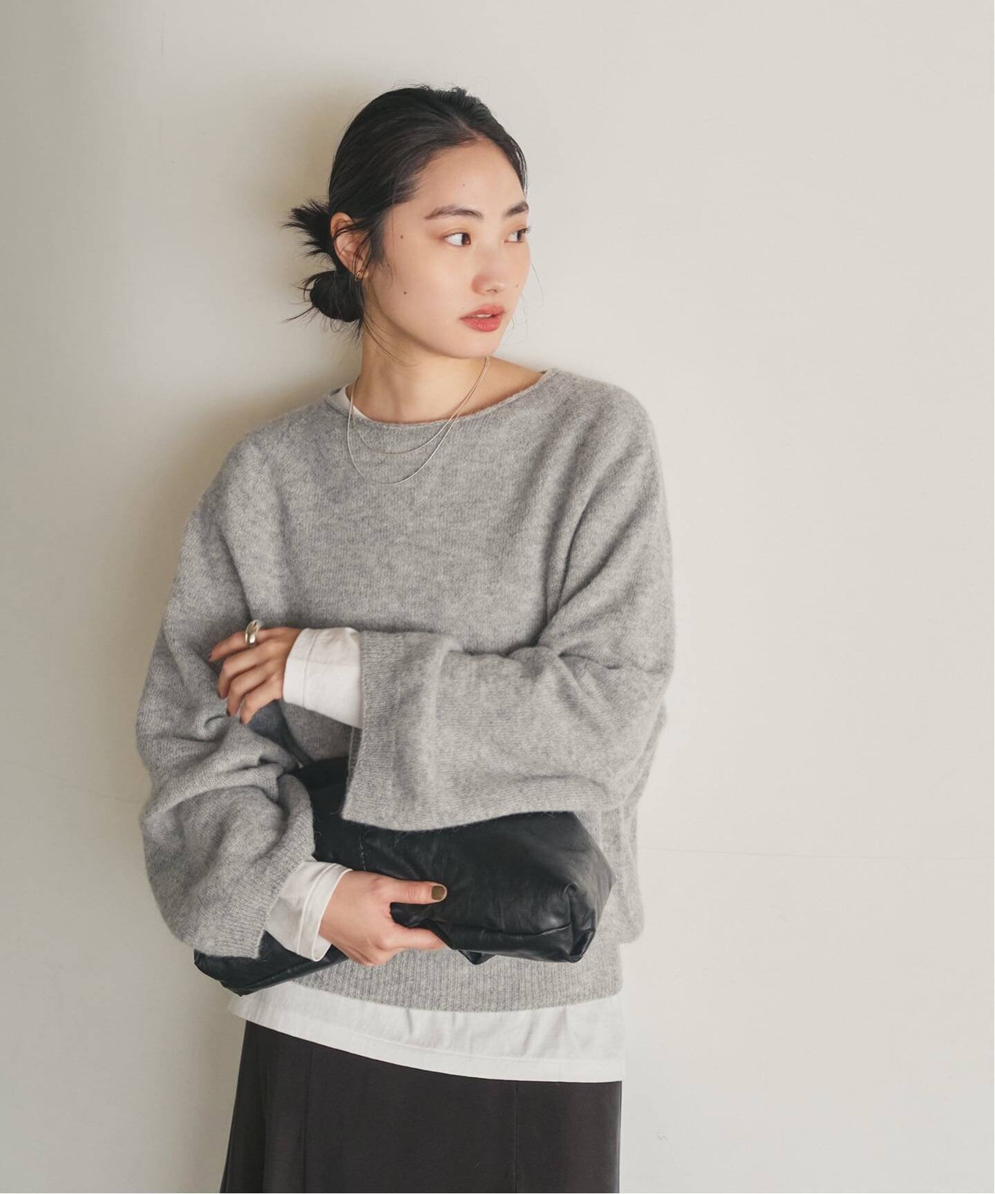 plage｜《追加》Baby Alpaca ラグラン プルオーバー | Rakuten Fashion