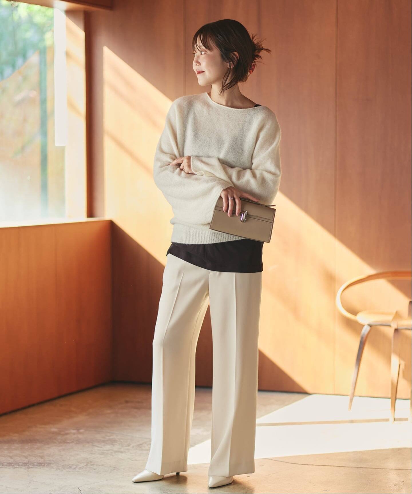 plage｜《追加》Baby Alpaca ラグラン プルオーバー | Rakuten Fashion