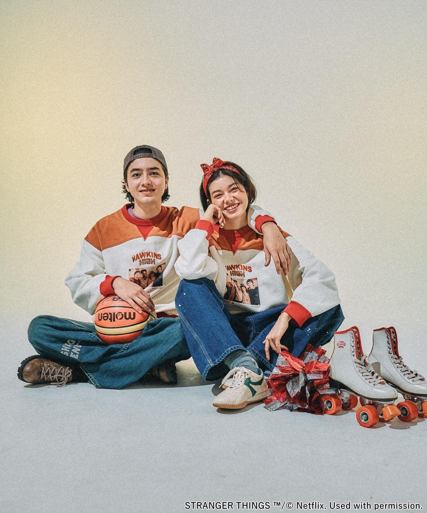 niko and ｜【STRANGER THINGS】コラボ配色スウェット | Rakuten