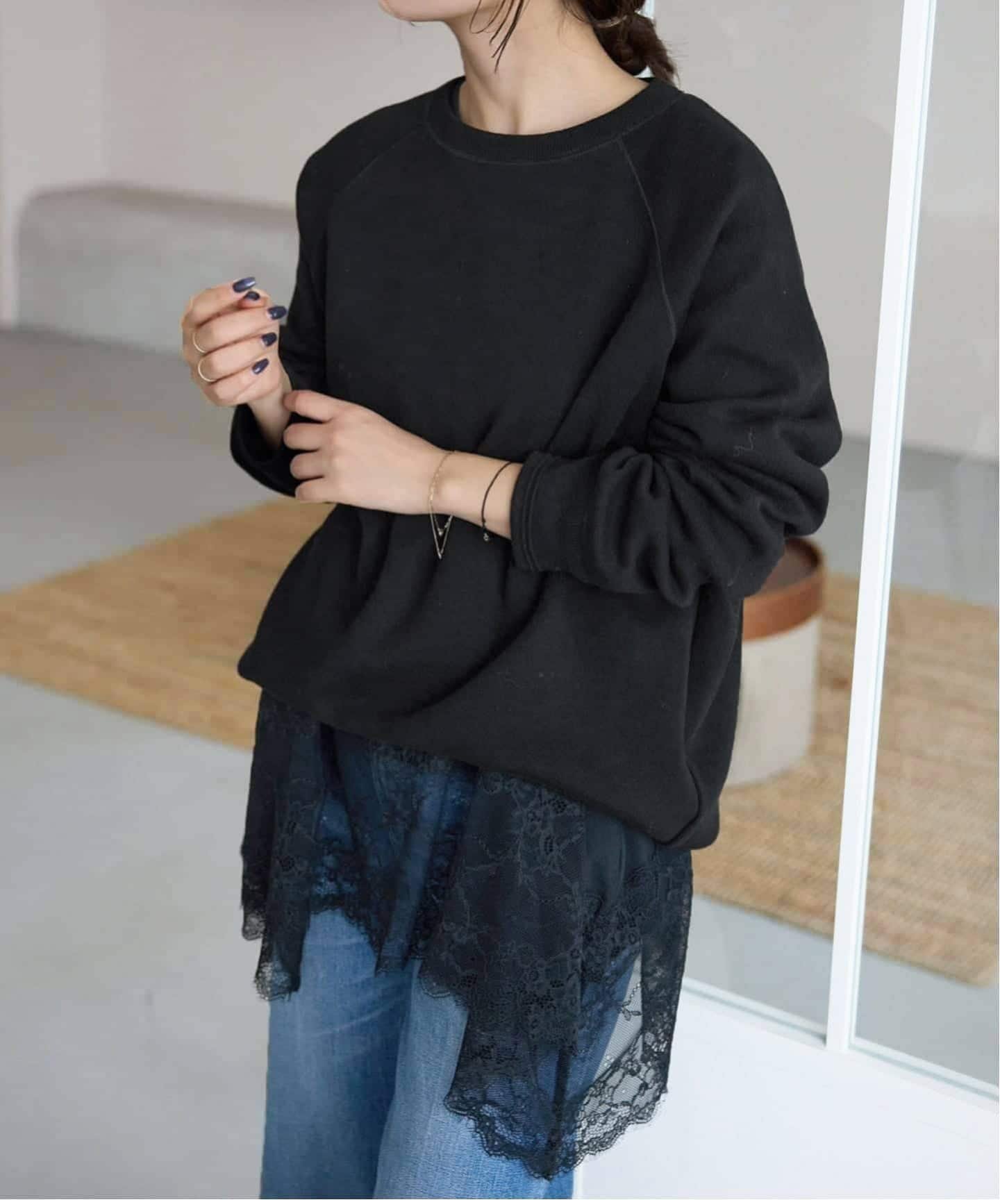 SLOBE IENA｜《追加3》スムースオーバーニット | Rakuten Fashion(楽天