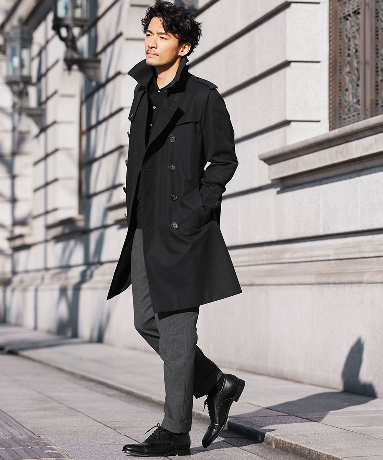 Roen Samantic design ダブル トレンチ コート スカル ダブルトレンチ