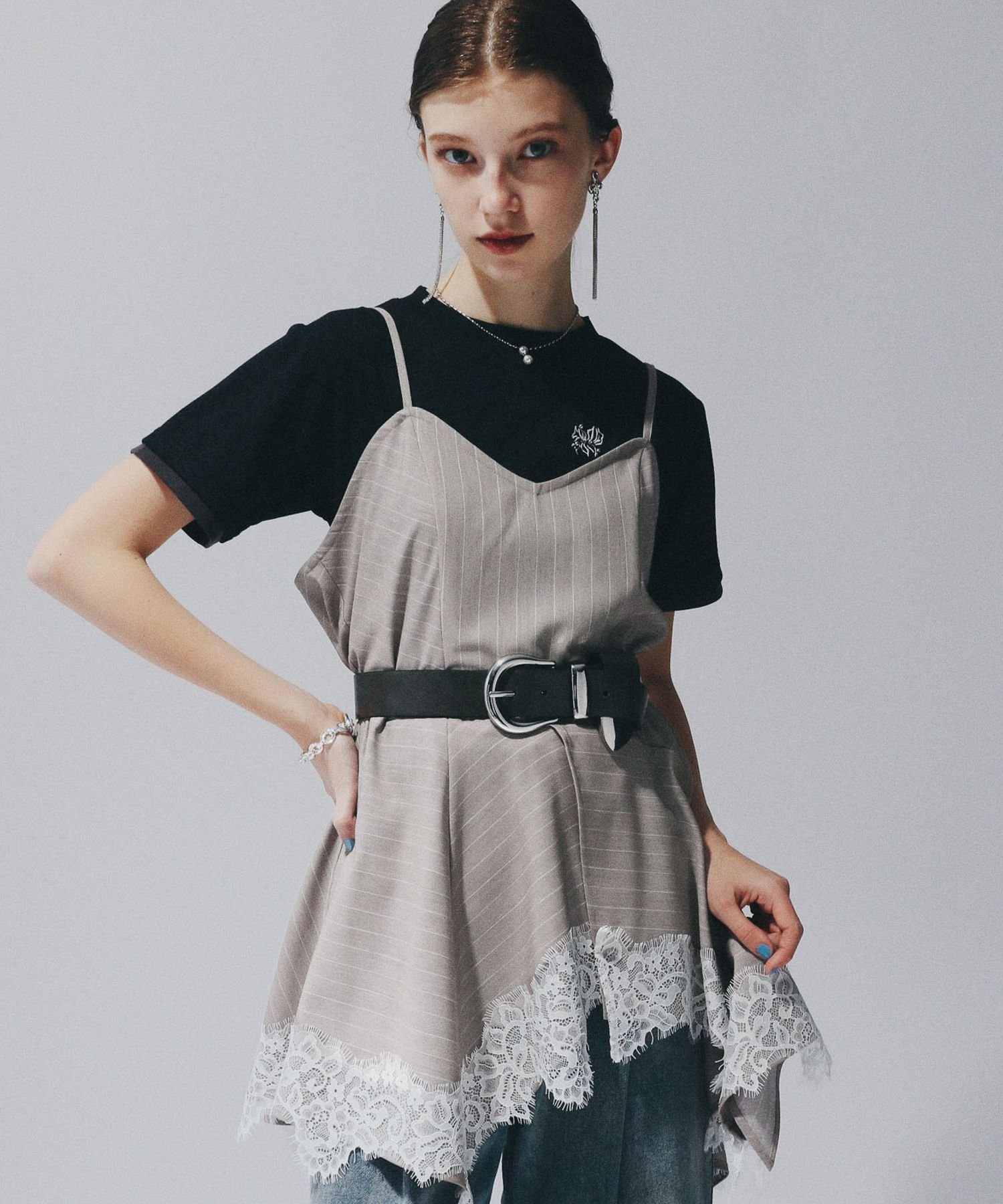 HARE｜レースドッキングキャミビスチェ | Rakuten Fashion(楽天