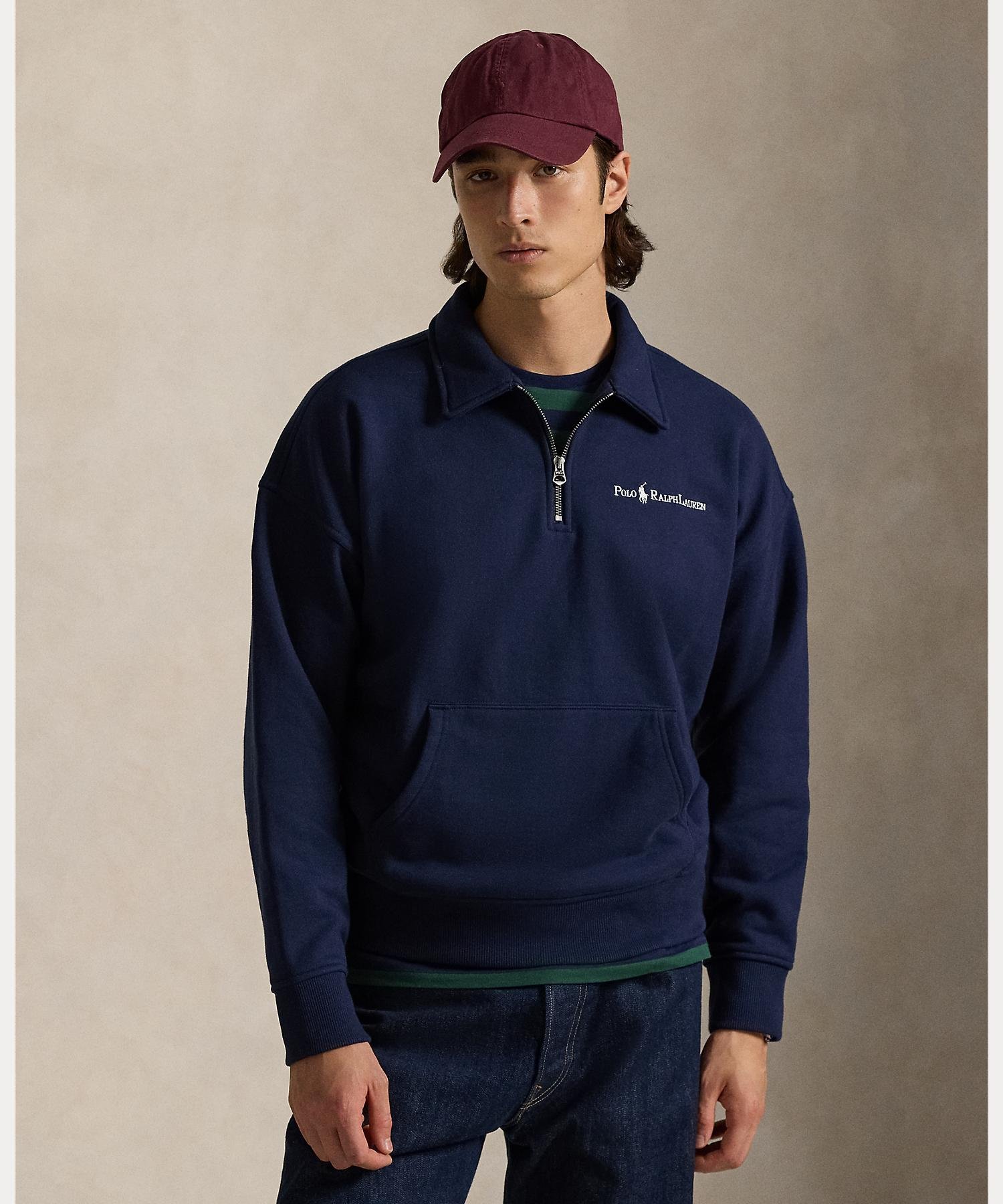 RALPH LAUREN｜リラックスド フィット ロゴ カラード スウェットシャツ