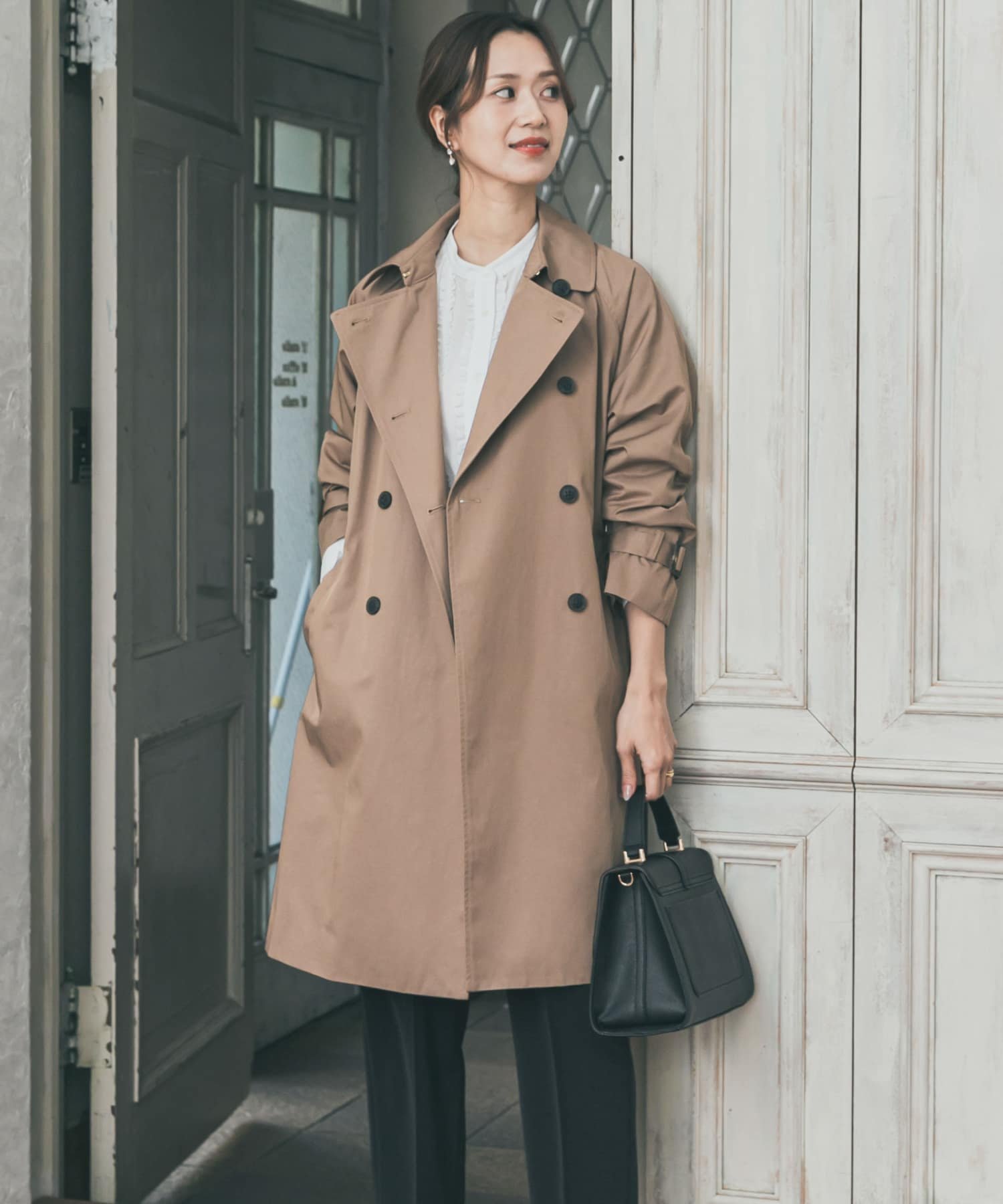 Spick & Span｜《新色有り / 追加》C/Pミドル丈トレンチコート