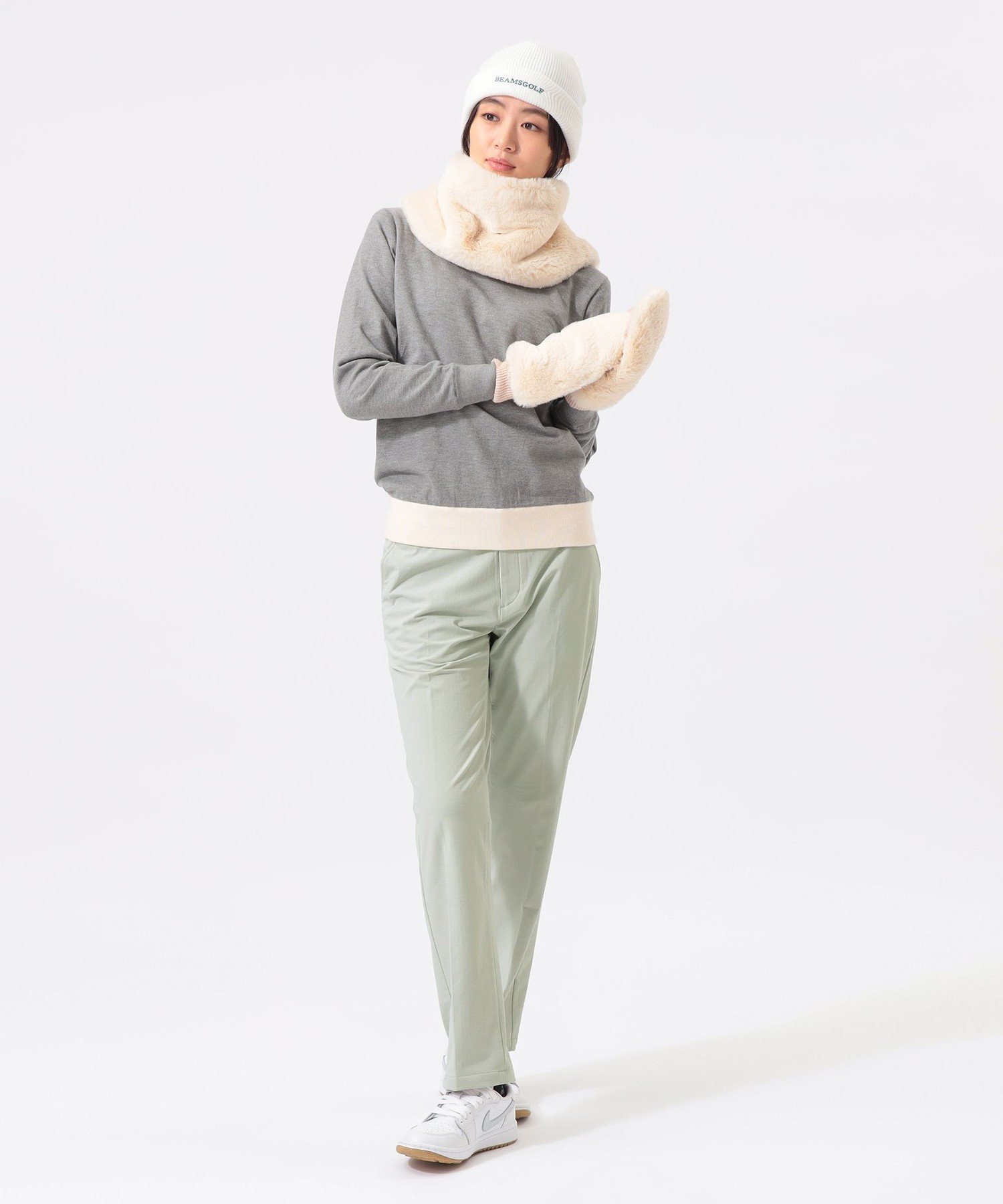 1PIU1UGUALE3 GOLF ネックウォーマー ファー ゴルフウェア 81450011412_C_3.jpg