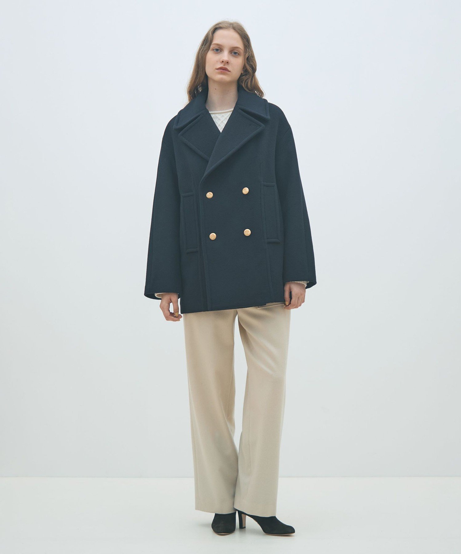 TOMORROWLAND｜メルトンビーバー Pコート | Rakuten Fashion(楽天