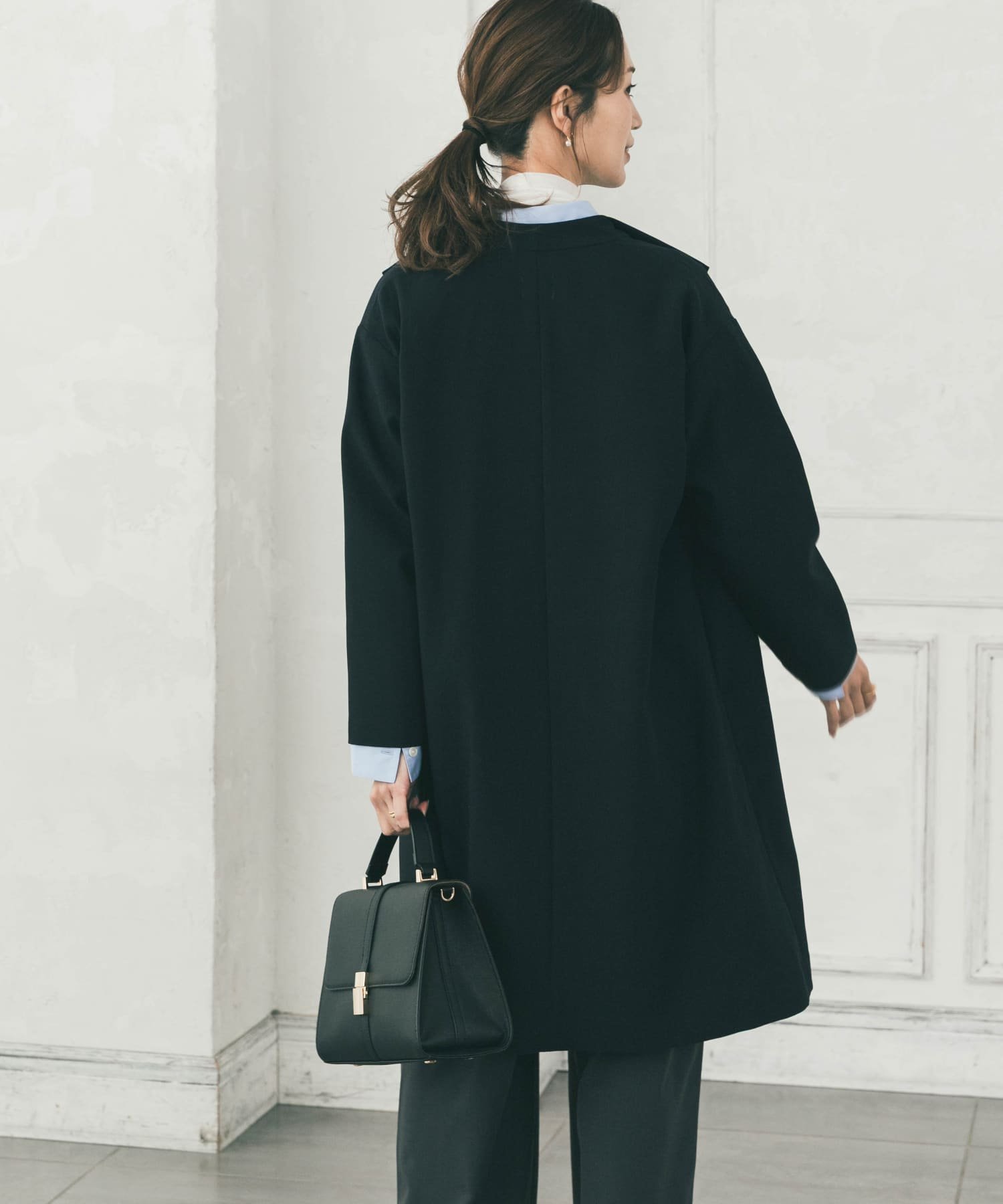 URBAN RESEARCH DOORS｜『WEB限定』ダブルクロスガウンコート