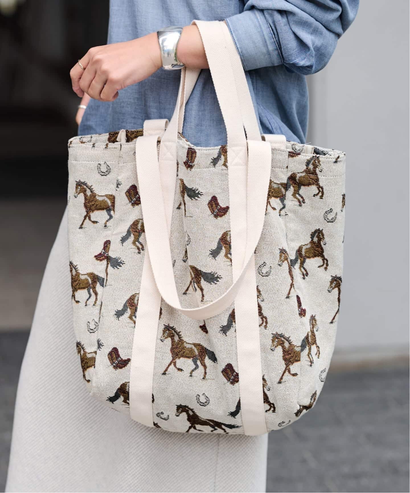 FRAMeWORK｜≪追加予約≫PAYDAY/ペイデイ JACQUARD HORSE トート