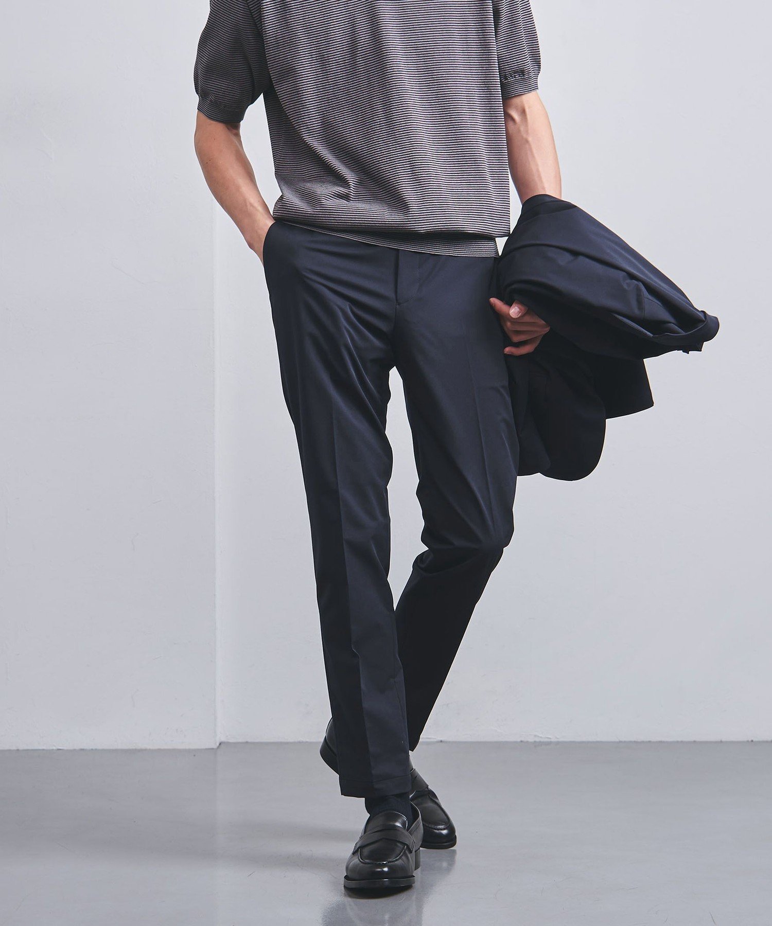 UNITED ARROWS LTD. OUTLET｜ダブルクロス ノープリーツパンツ UA COZY