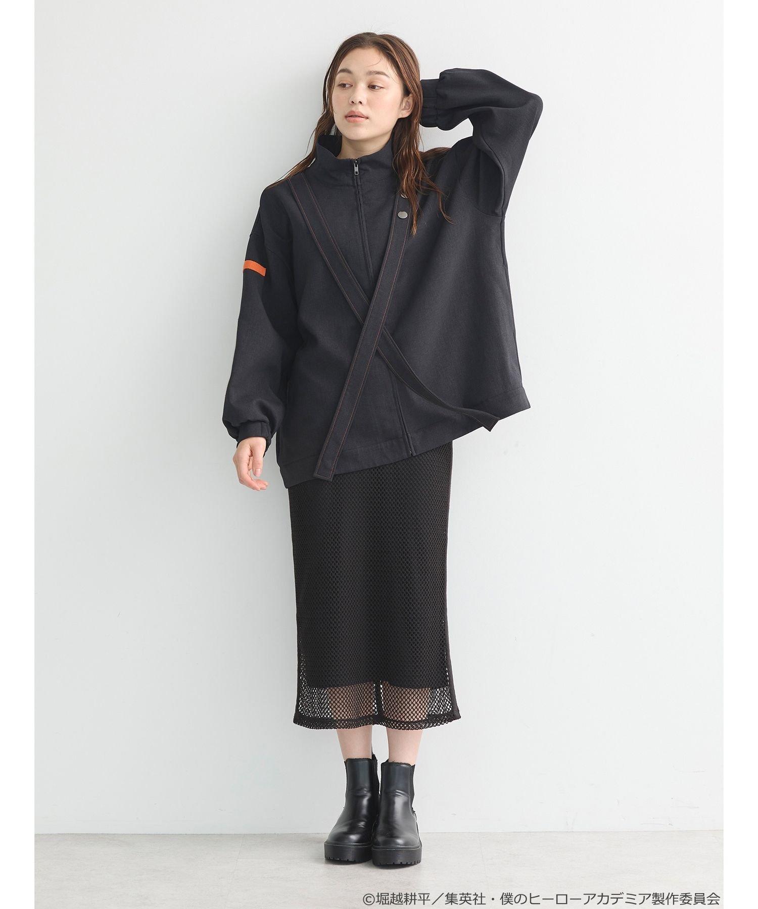 【完売品】L ヒロアカ earth 爆豪勝己 イメージ ブルゾン 僕のヒーローアカデミア＞爆豪勝己 イメージ ブルゾン/earth