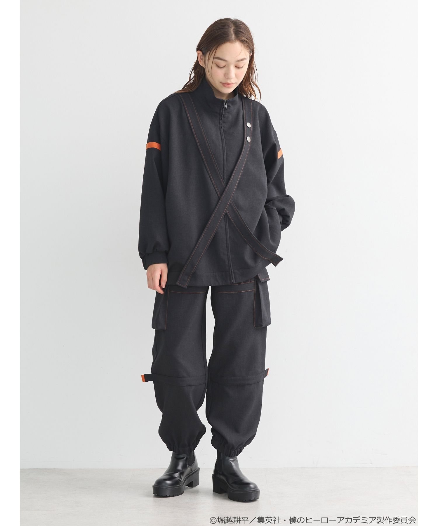 earth music&ecology ヒロアカ 爆豪勝己 ブルゾン 僕のヒーローアカデミア＞爆豪勝己 イメージ ブルゾン/earth