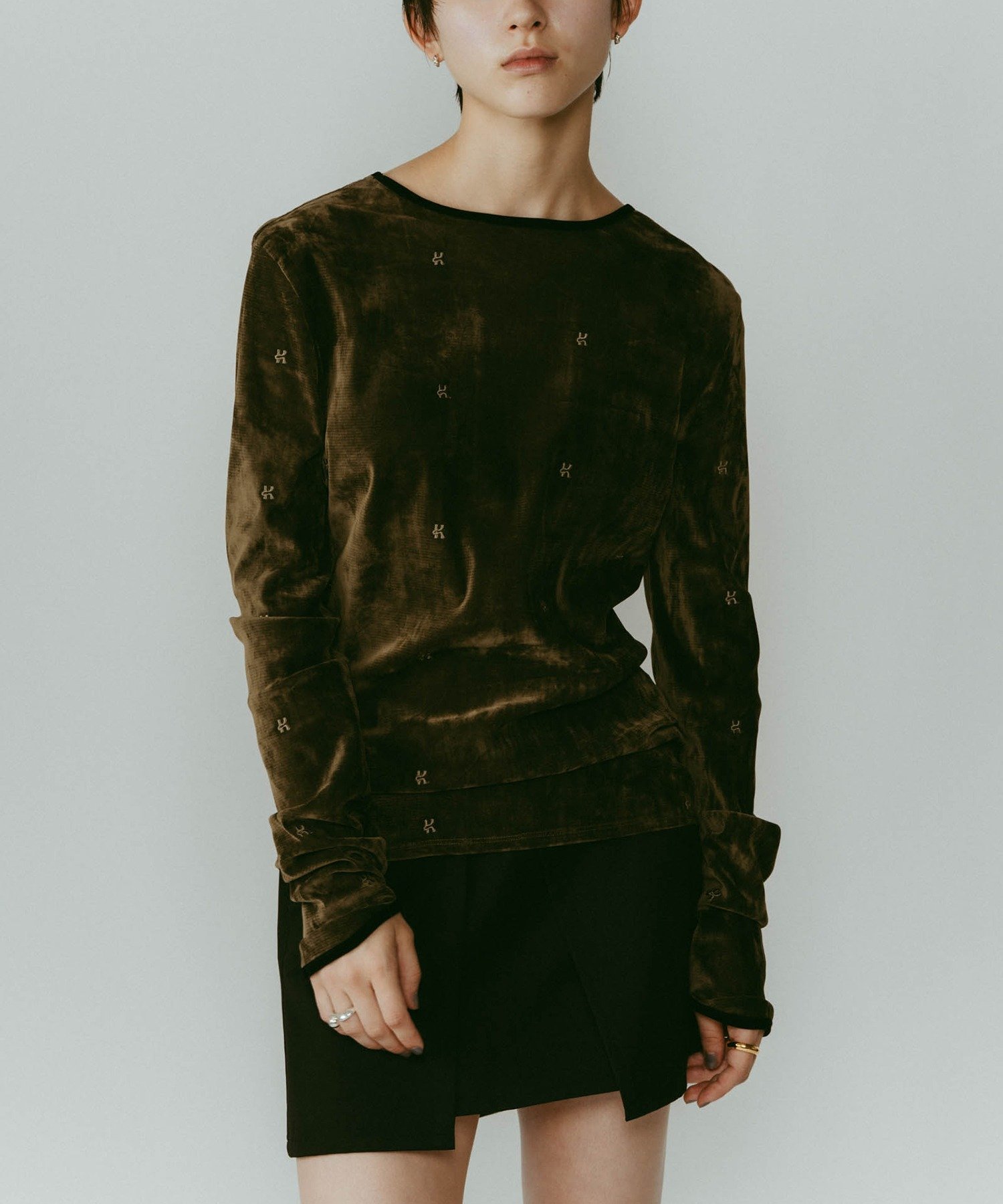 Cassette Chart｜Knuth Marf/sheer velour top | Rakuten Fashion(楽天