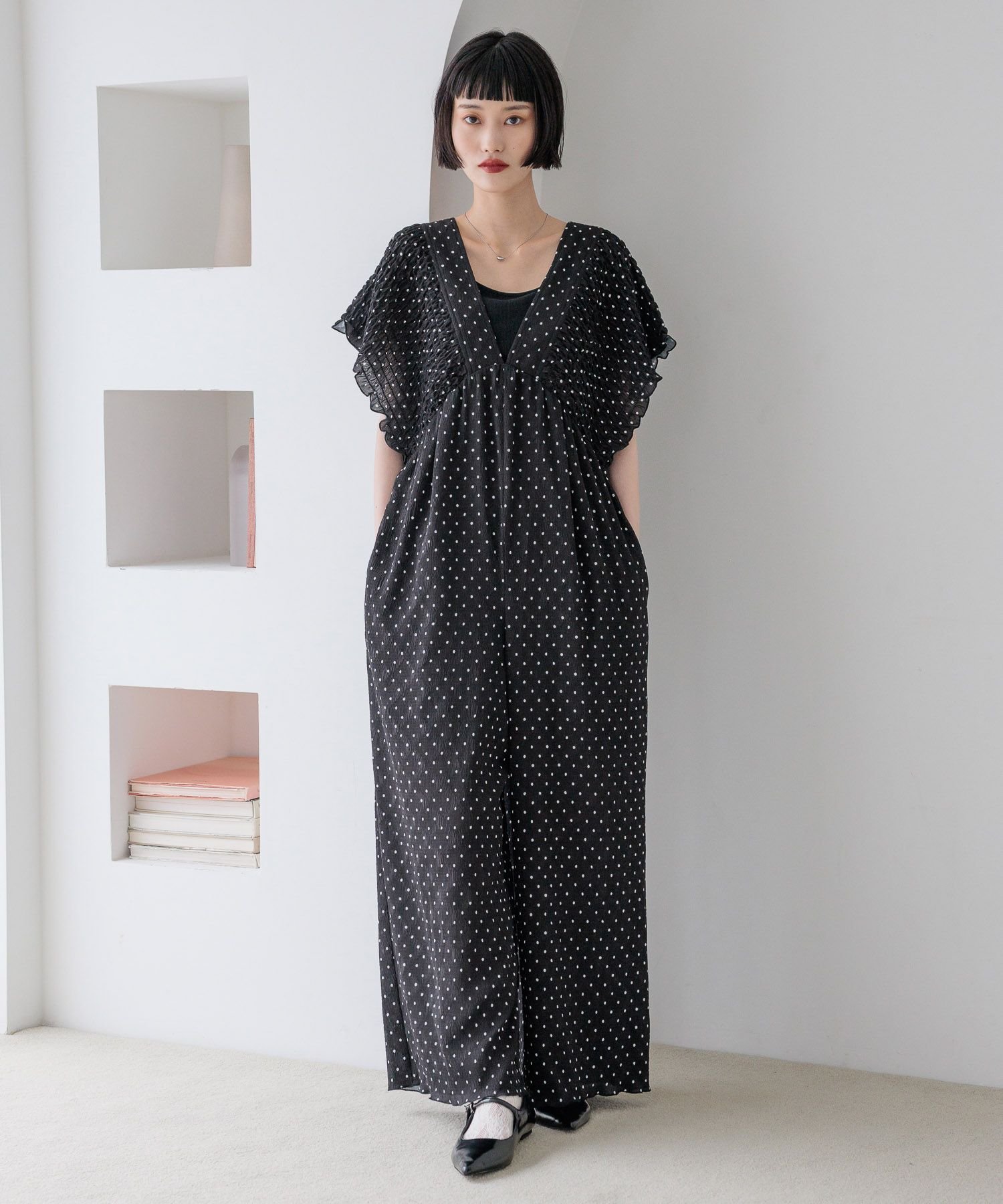 LOWRYS FARM｜ヨウリュウシャーリングサロペット | Rakuten Fashion