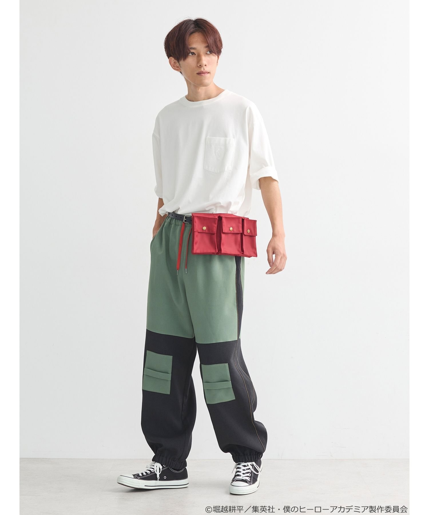 earth music&ecology ヒロアカ 僕のヒーローアカデミア パンツ earth music&ecology｜<僕のヒーローアカデミア>緑谷出久 イメージ