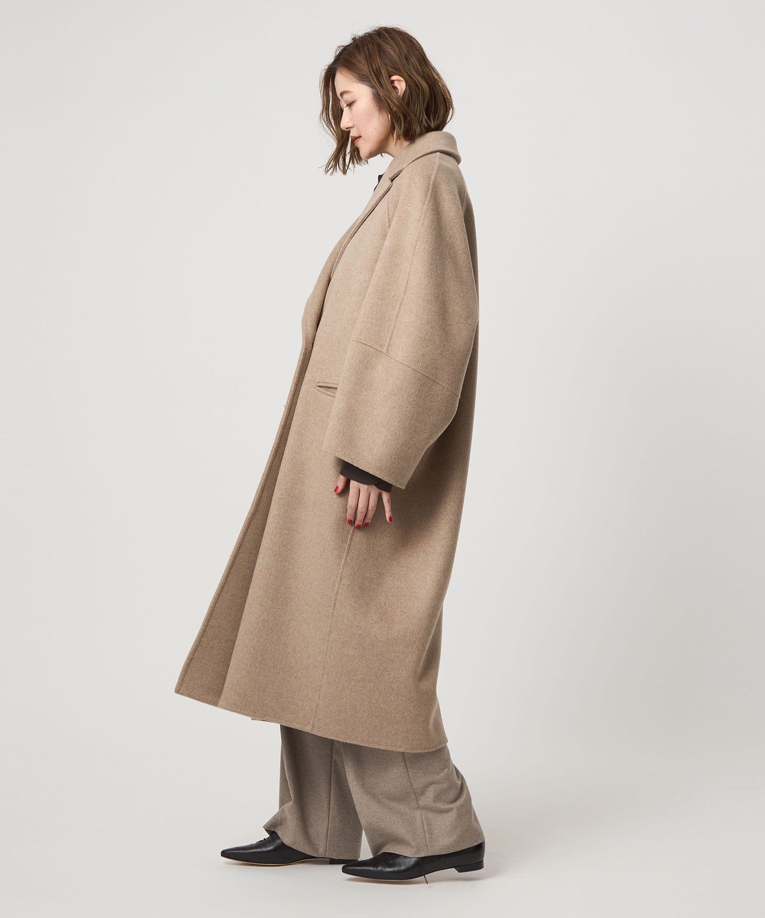 【タグ付き新品】 conte コンテ ダブルラペル リバーコート UNITED ARROWS｜<conte>ダブルブレスト リバーコート | Rakuten