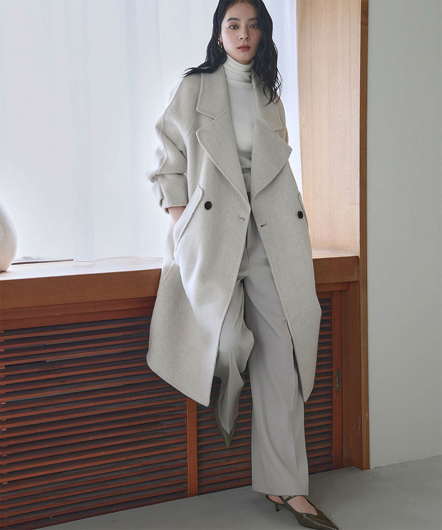 RIVER FIELD & Co.｜【ウール70%】チェスターコート ロングコート