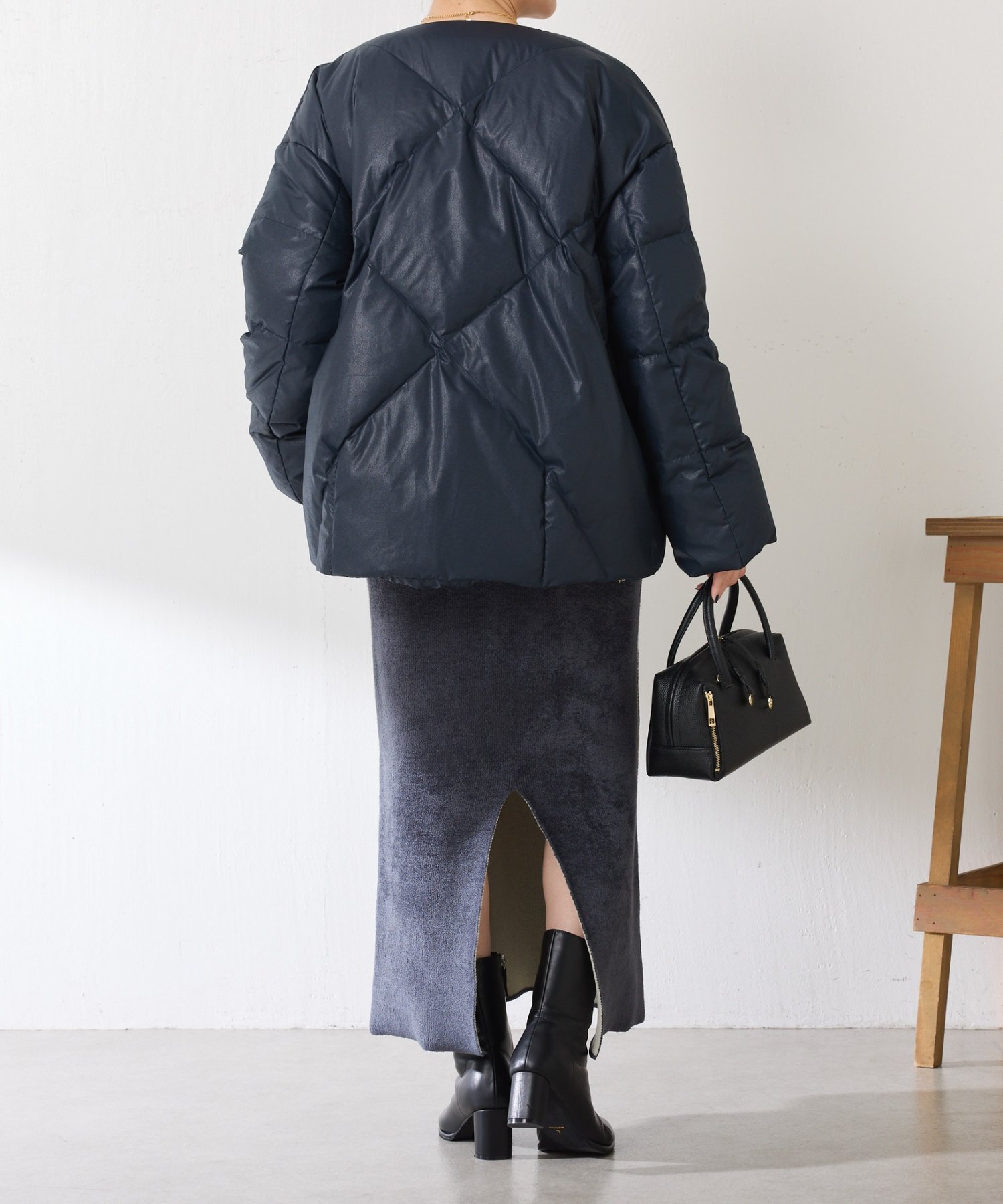 COLLAGE GALLARDAGALANTE｜【マット見え/軽量コート】ライトエンボス