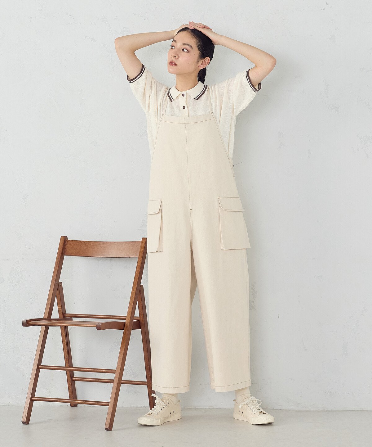 COMME CA ISM｜ヒッコリー/ツイル サロペット | Rakuten Fashion(楽天