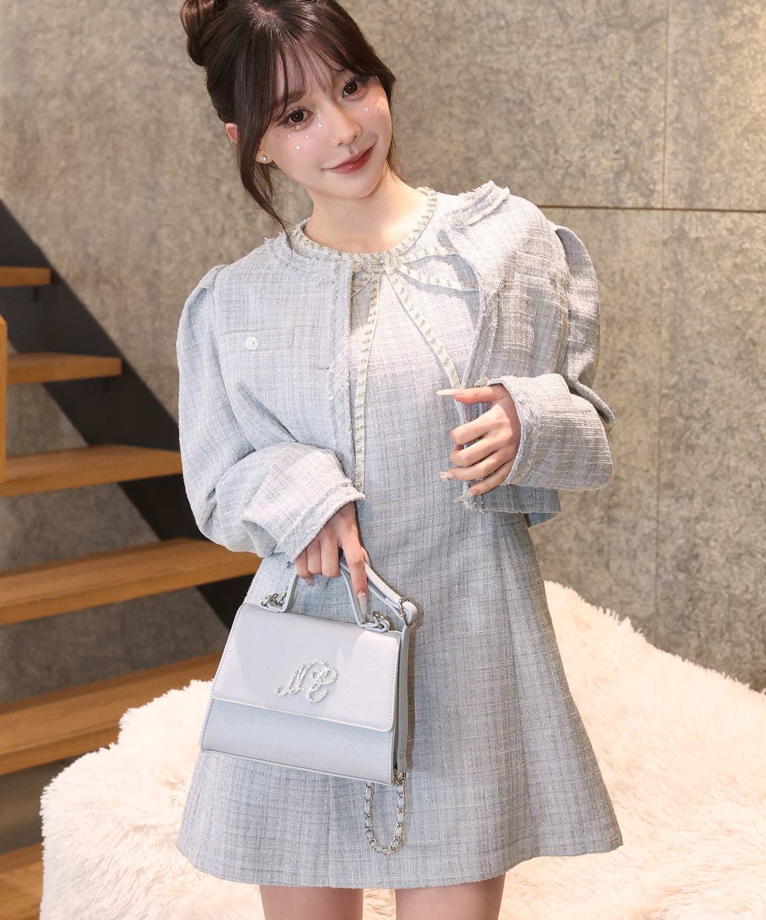 one after another NICE CLAUP｜ビジューリボンミニワンピ | Rakuten