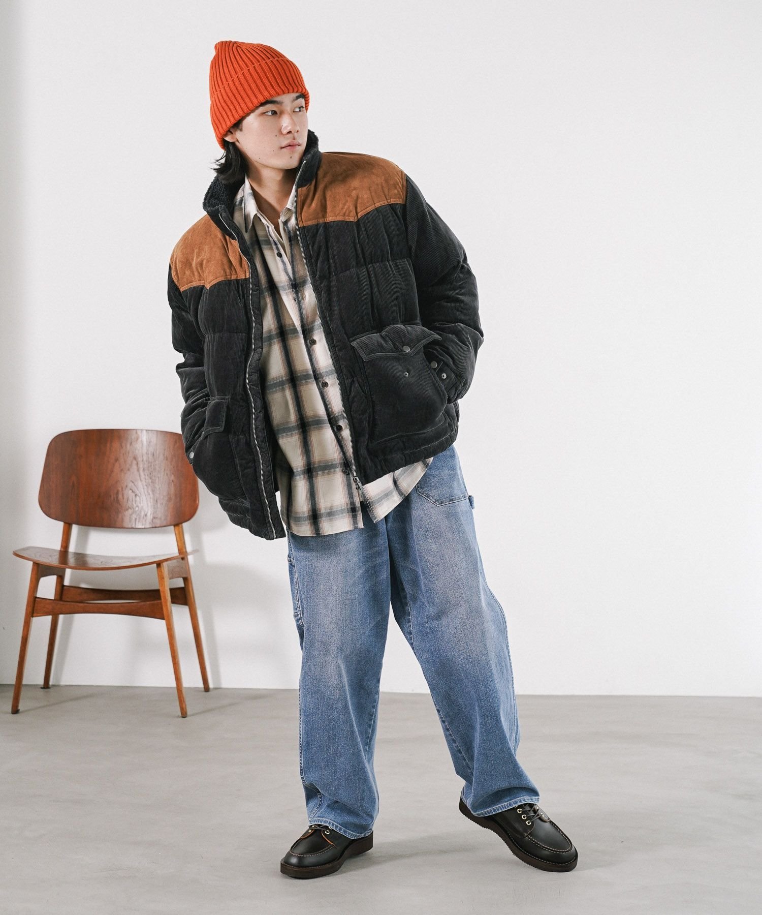 BAYFLOW｜ヴィンテージライクコーデュロイ中綿ブルゾン | Rakuten