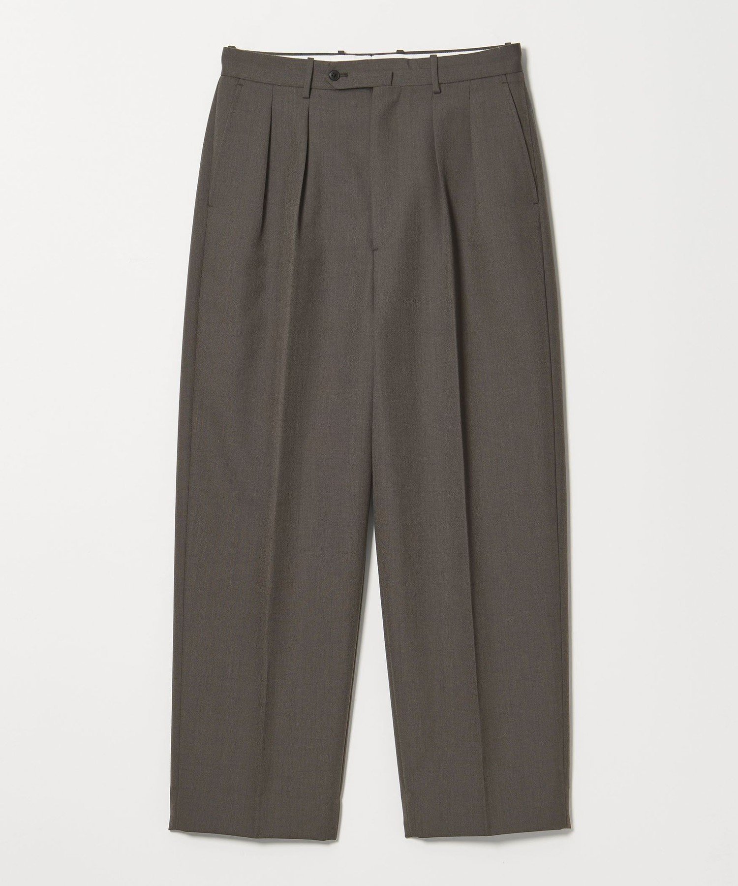 Steven Alanウール オックスフォード ツープリーツ ドレストラウザーズ BEAUTY&YOUTH UNITED ARROWS｜<Steven Alan> ウール オックスフォード