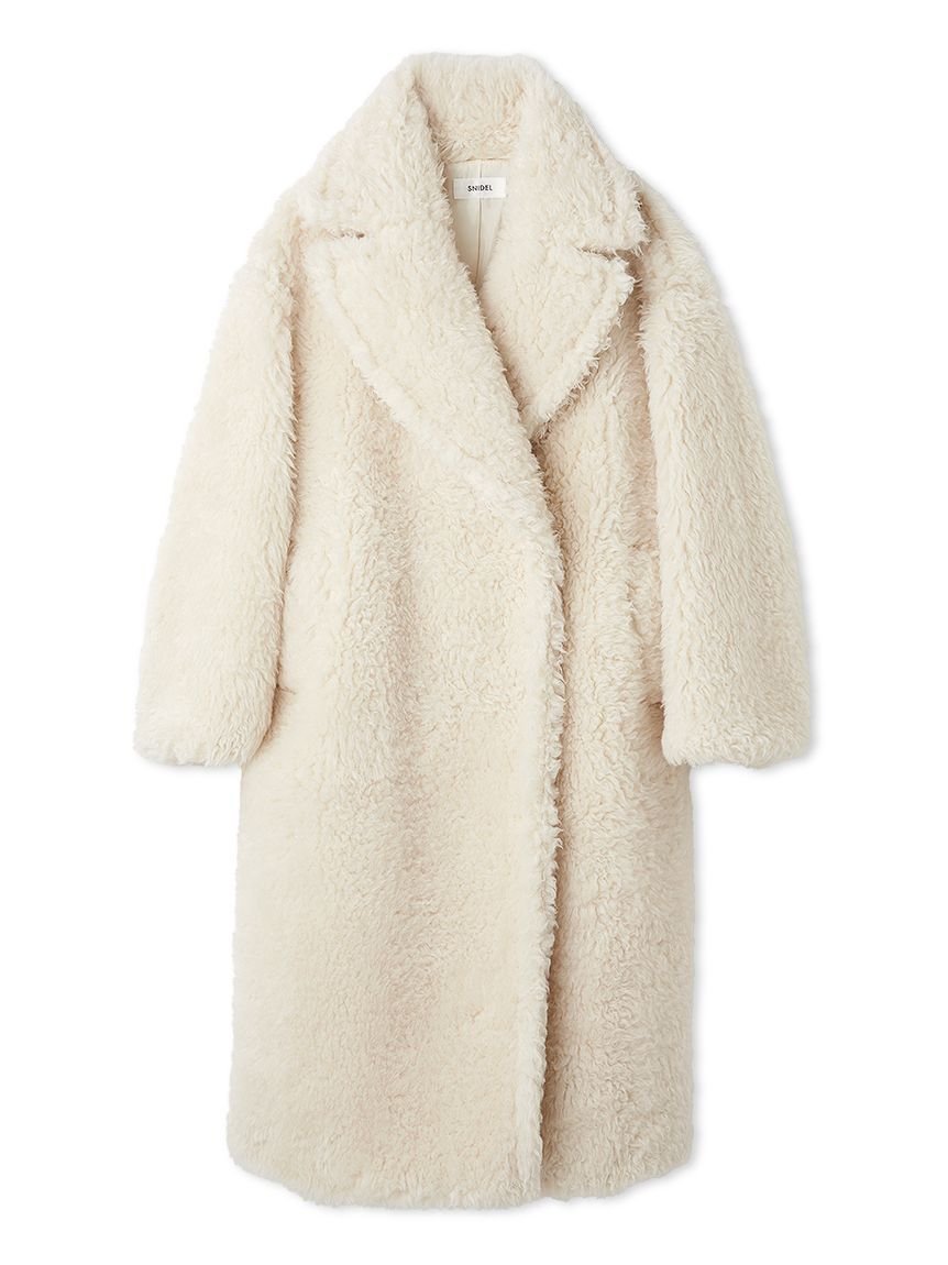 SNIDEL｜ボアロングコート | Rakuten Fashion(楽天ファッション／旧