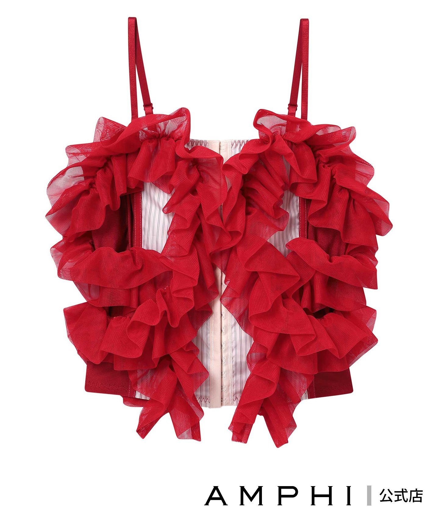 AMPHI｜AMPHI 【HOUGA*AMPHI】 RUFFLED TOPS(ラッフルドトップス