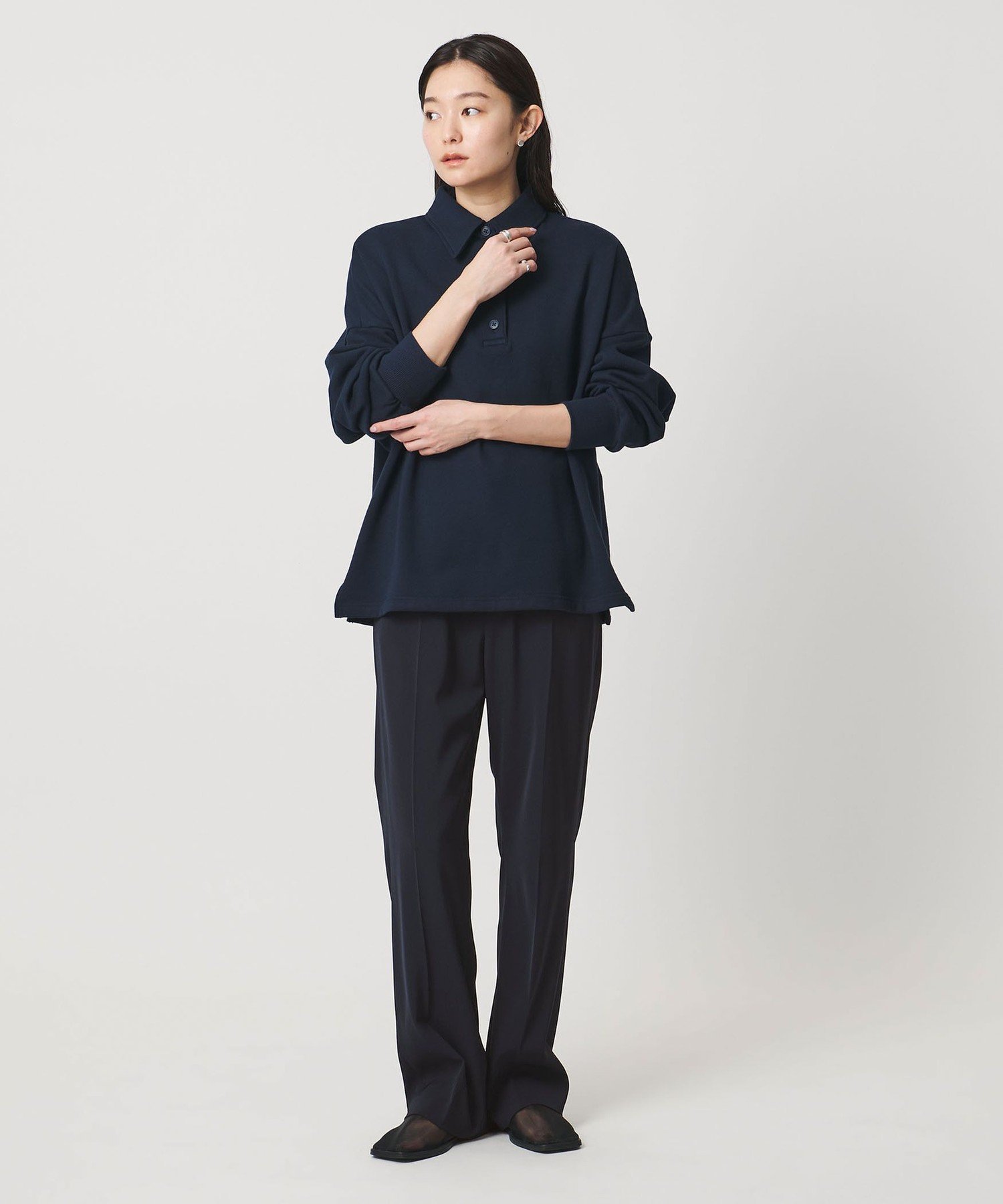 完売品　MARW UNITED ARROWS ツイルフレアパンツ　ブラック40 UNITED ARROWS｜<MARW UNITED ARROWS>ツイル フレアパンツ | Rakuten