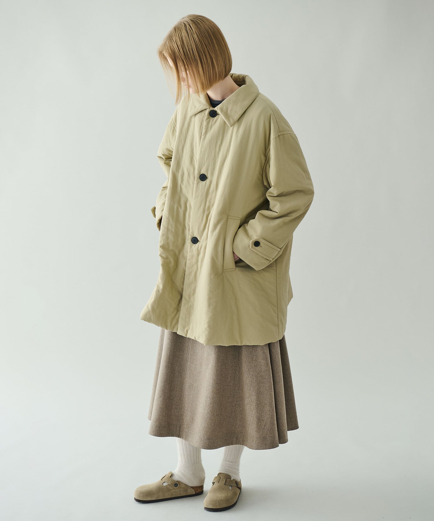 Bshop｜LE GLAZIK | ナイロンツイル ショートコート WOMEN | Rakuten