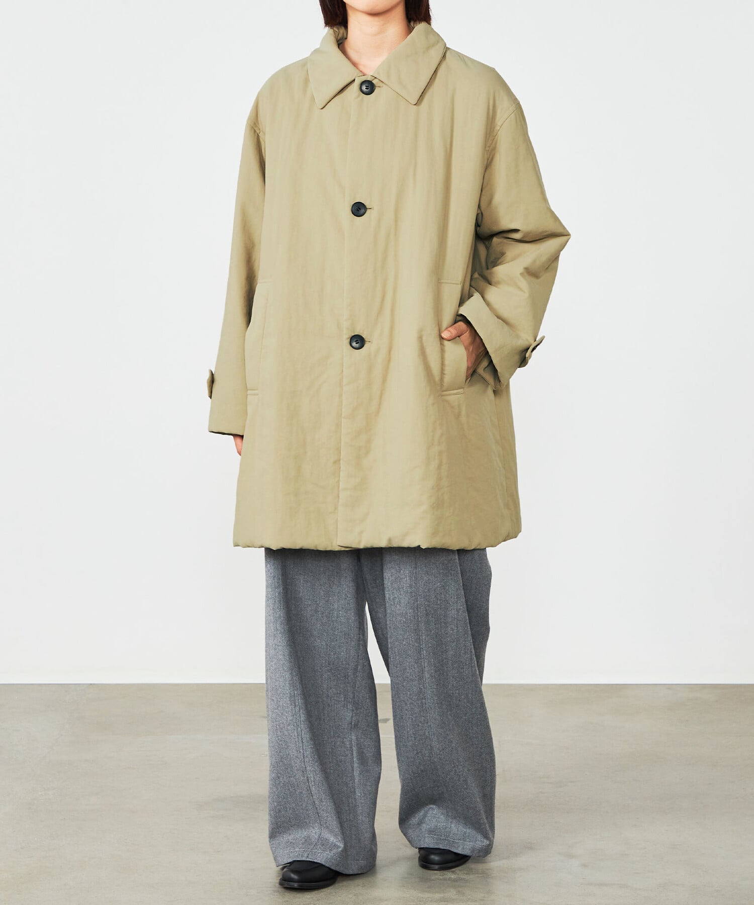 Bshop｜LE GLAZIK | ナイロンツイル ショートコート WOMEN | Rakuten