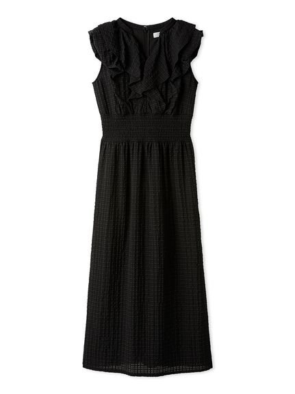 CELFORD｜フリルシャーリングタイトワンピース | Rakuten Fashion(楽天